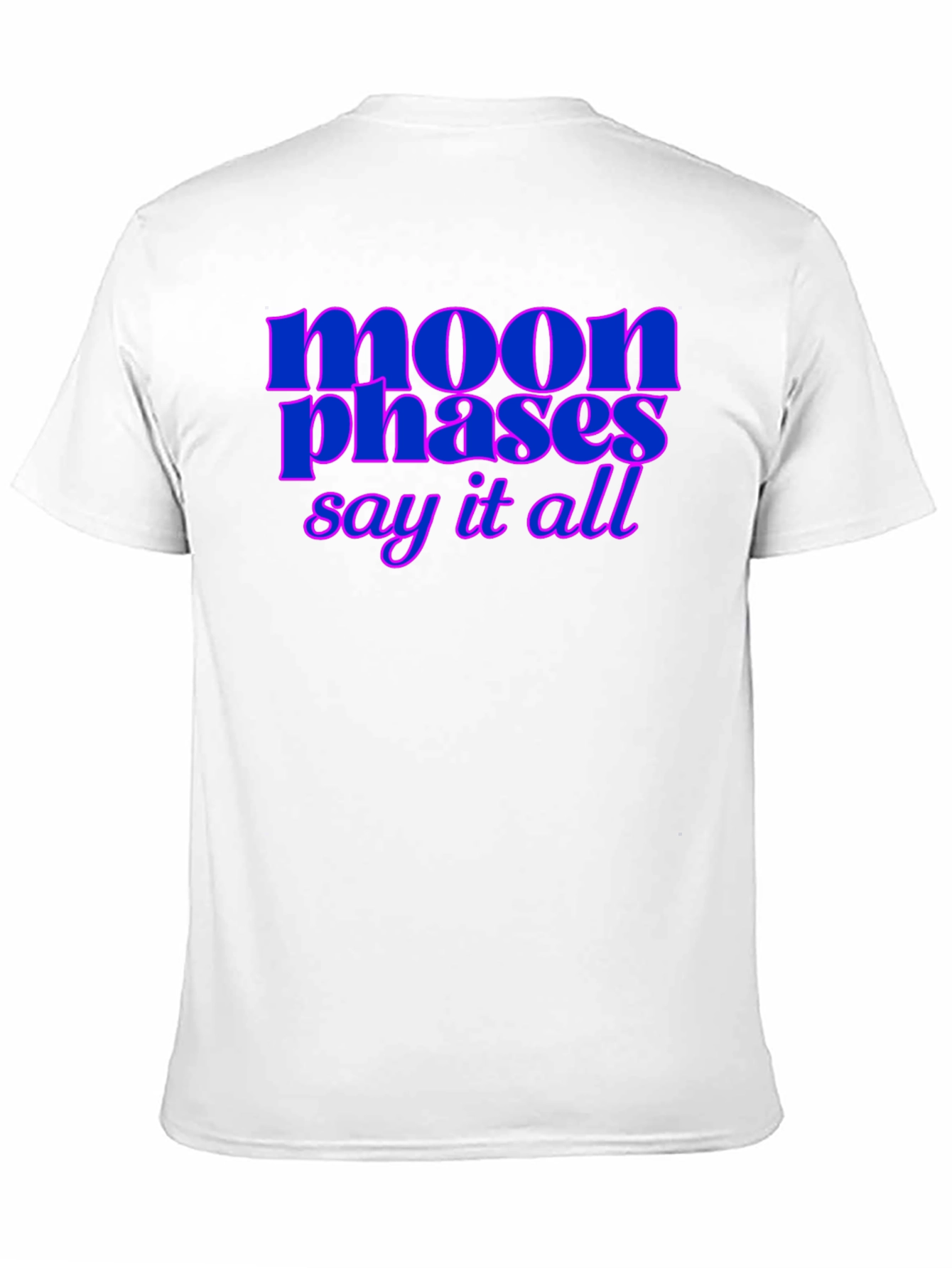 Moon Phases Graphic Tee - Stylish Black T-Shirt