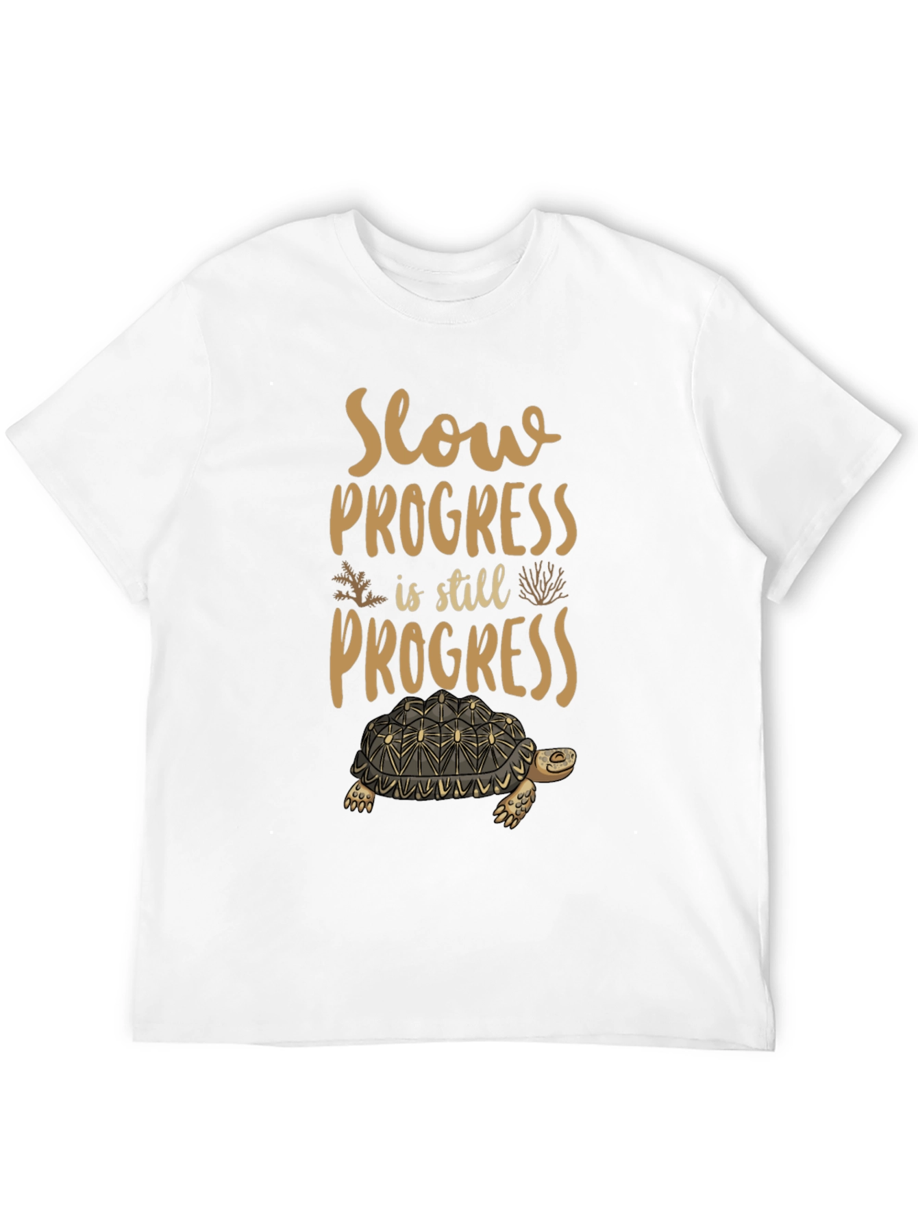 Slow Progress Turtle Graphic Tee - Comfort Fit