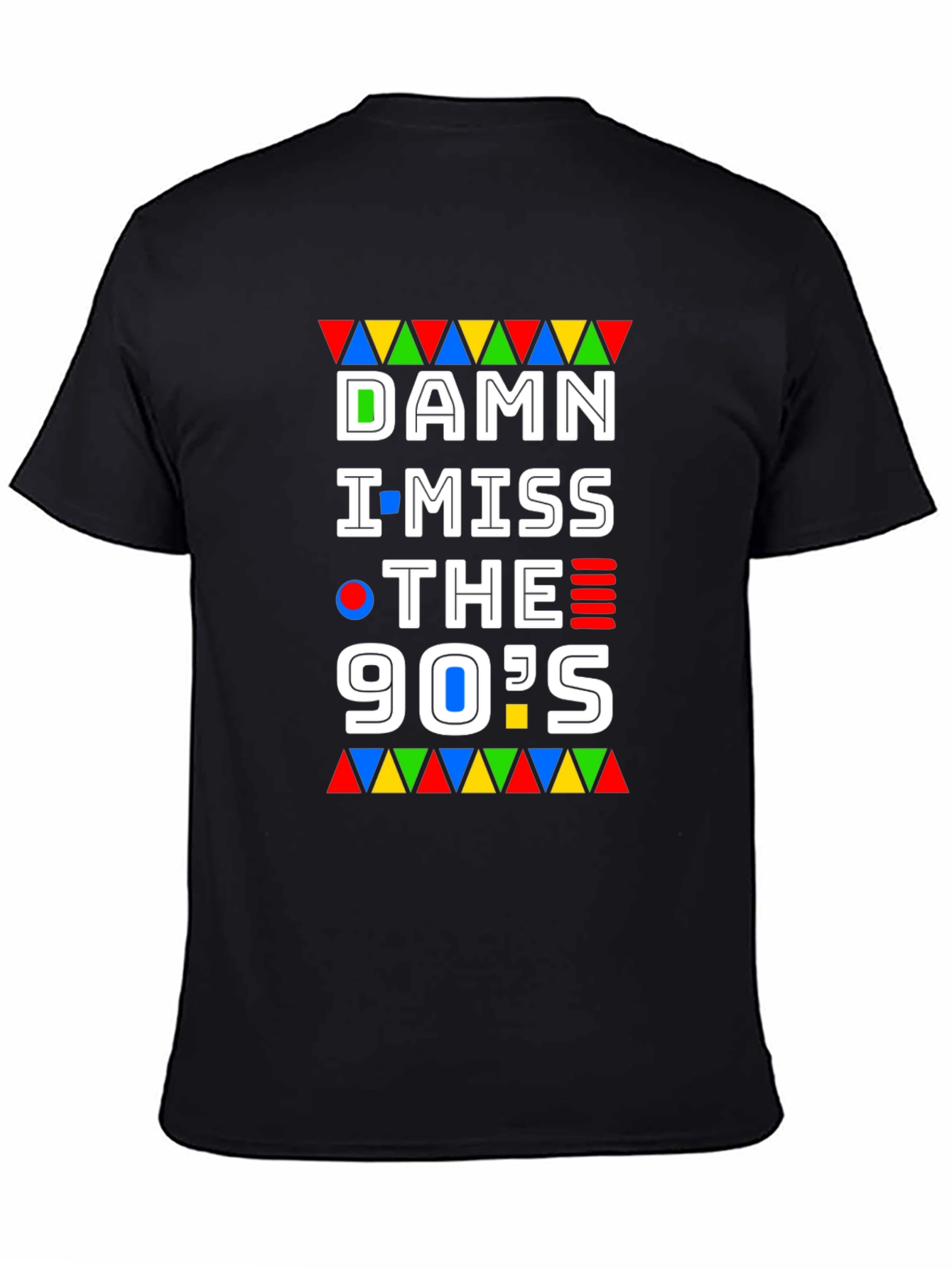 Damn I Miss The 90s Black Graphic T-Shirt