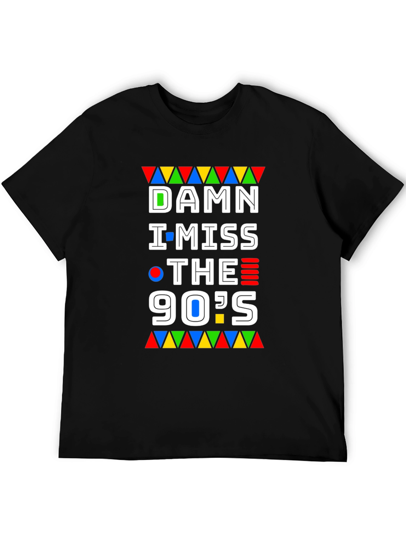 Damn I Miss The 90s Black Graphic T-Shirt