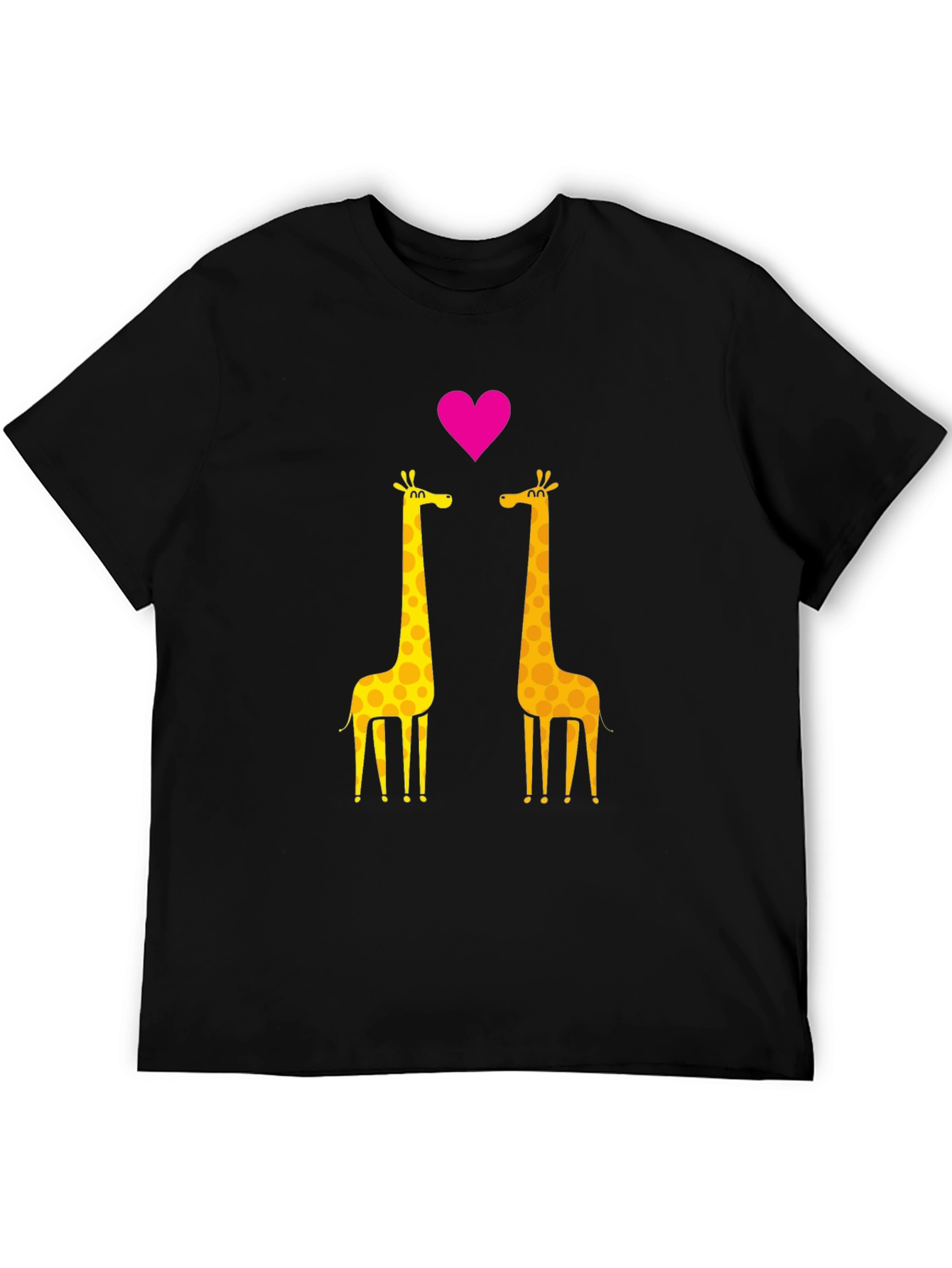 Giraffe Love Graphic T-Shirt