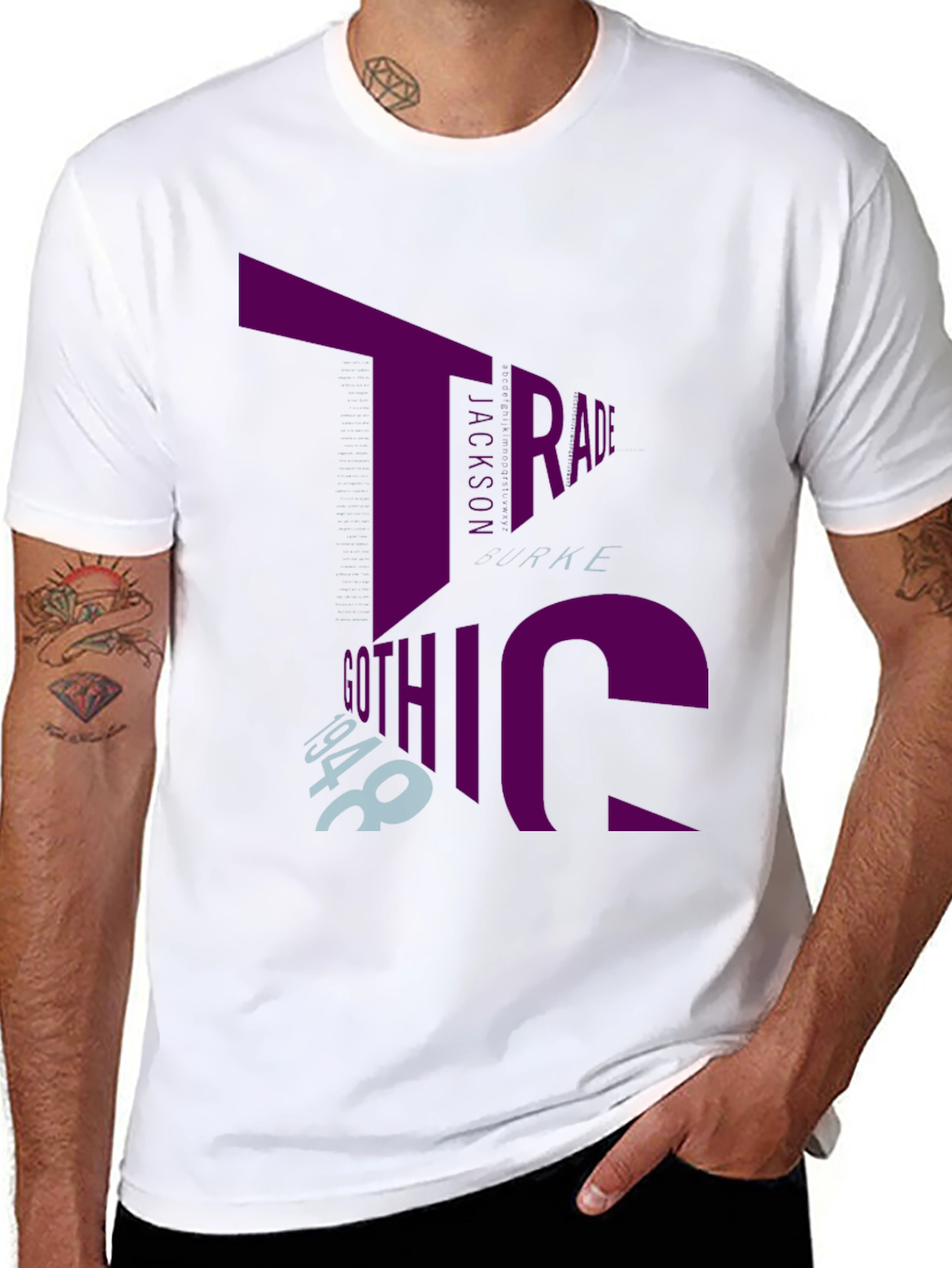 Trade Gothic Inspired Graphic Tee