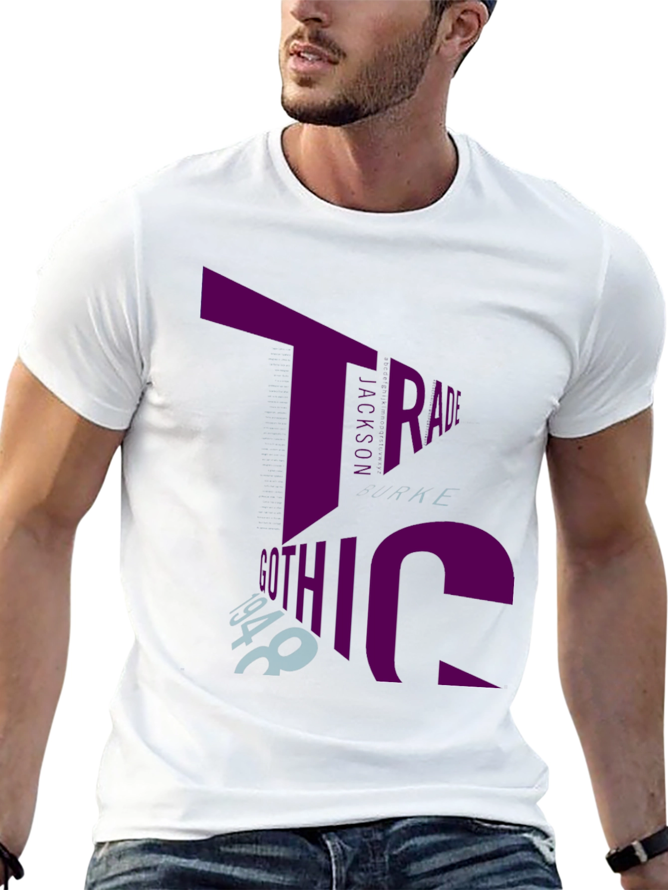 Trade Gothic Inspired Graphic Tee