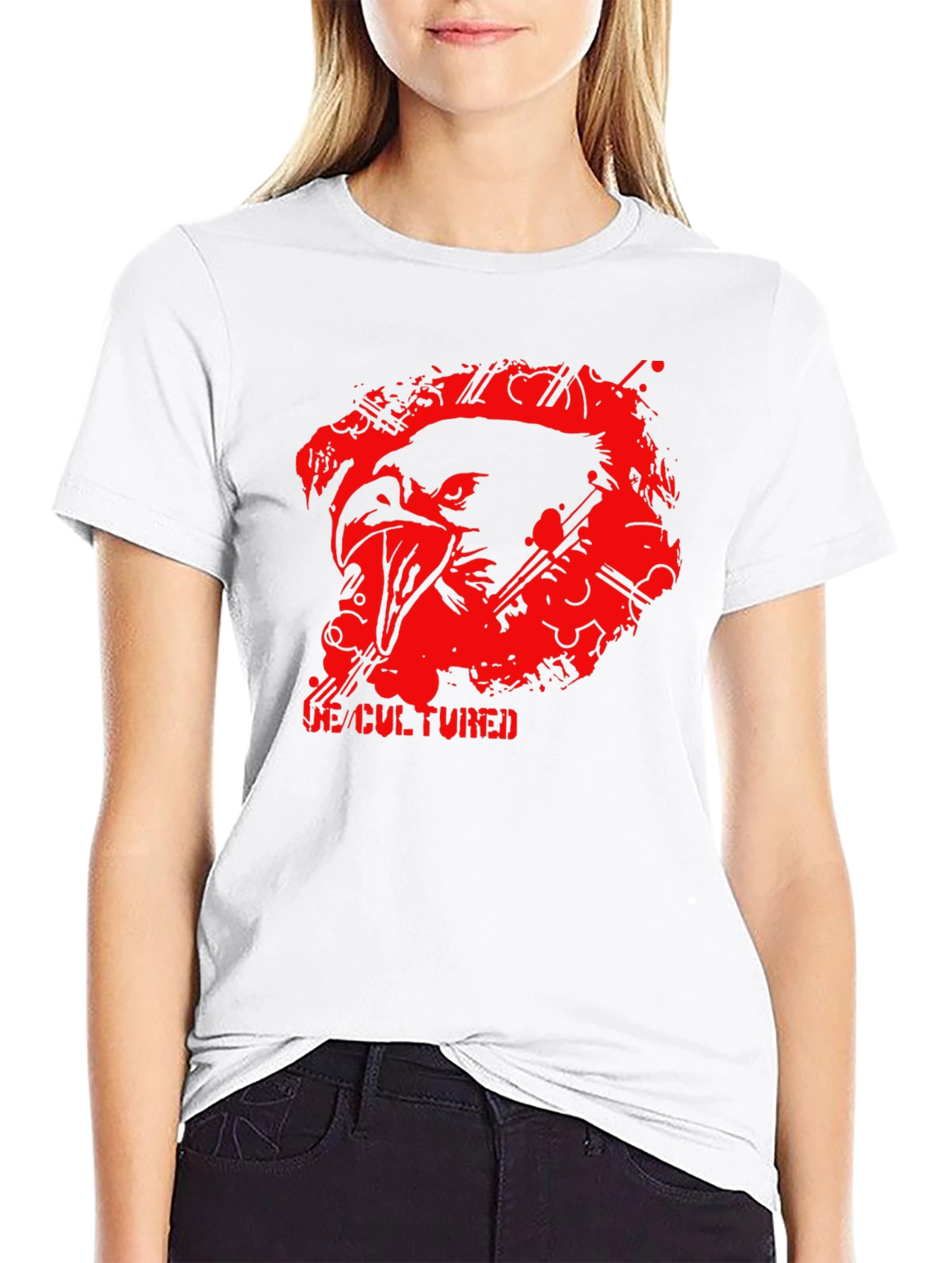 De-Cultured Graphic Tee - Mens Black T-Shirt