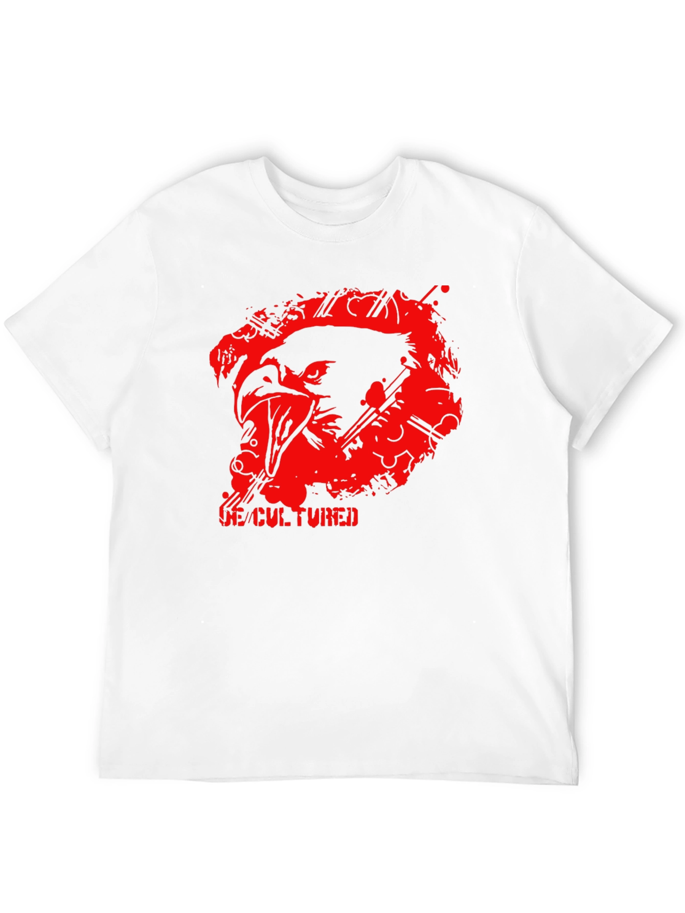 De-Cultured Graphic Tee - Mens Black T-Shirt