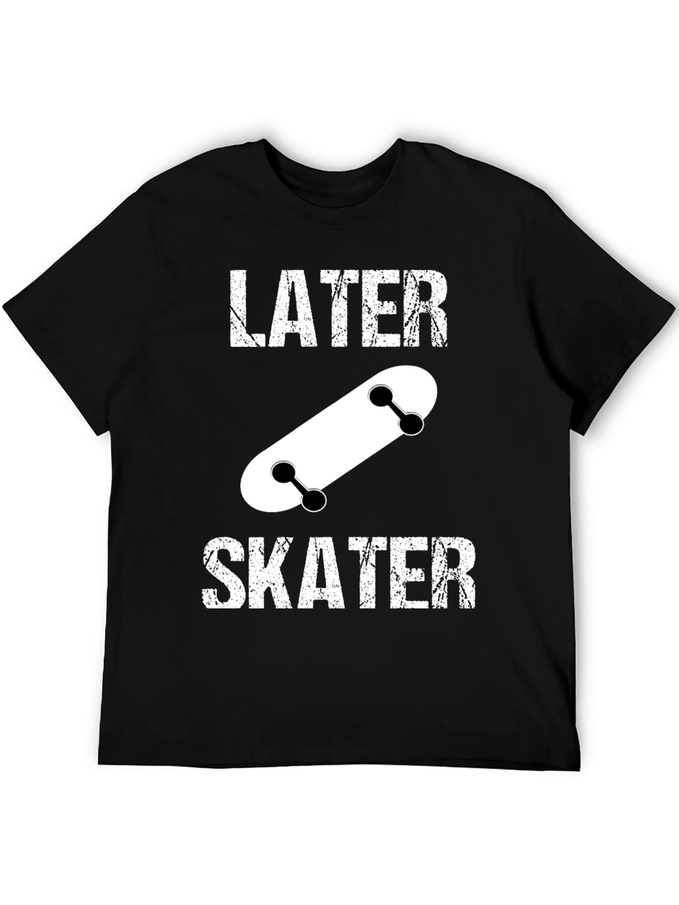 Later Skater Black Graphic Tee