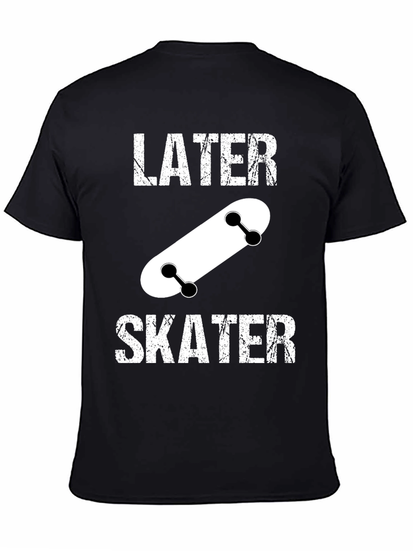 Later Skater Black Graphic Tee