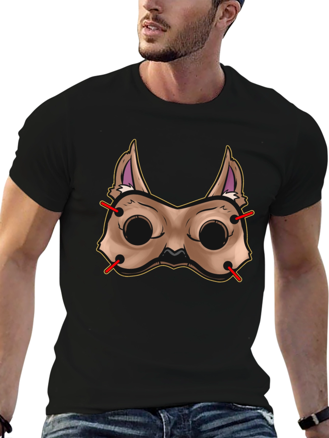 Dog Mask T-Shirt - Unique Graphic Tee