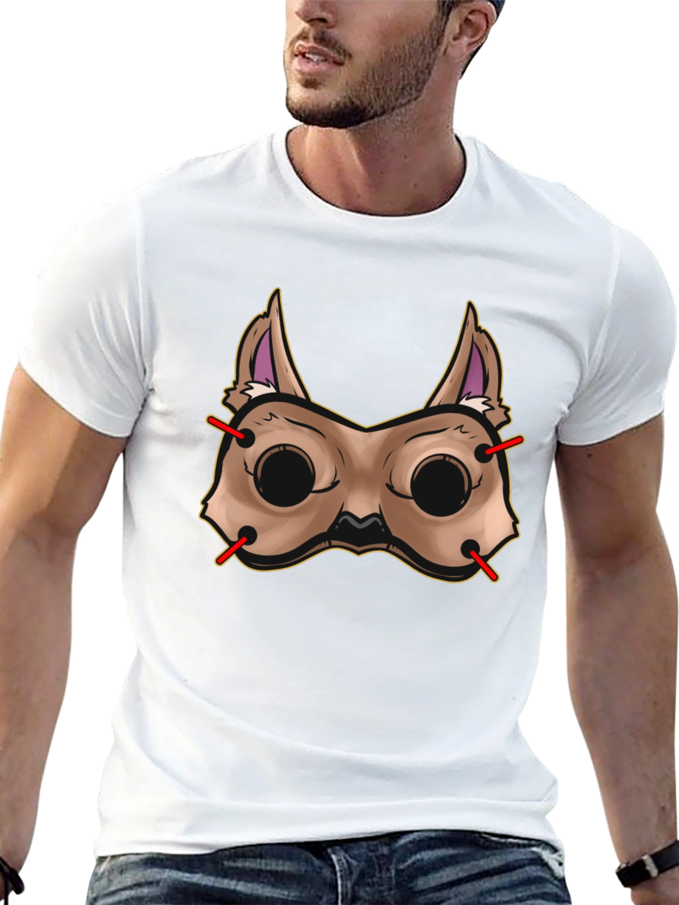 Dog Mask T-Shirt - Unique Graphic Tee