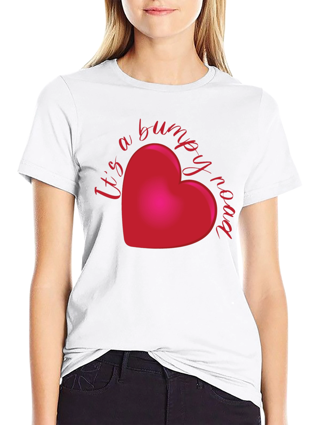 Bumpy Road Heart T-Shirt