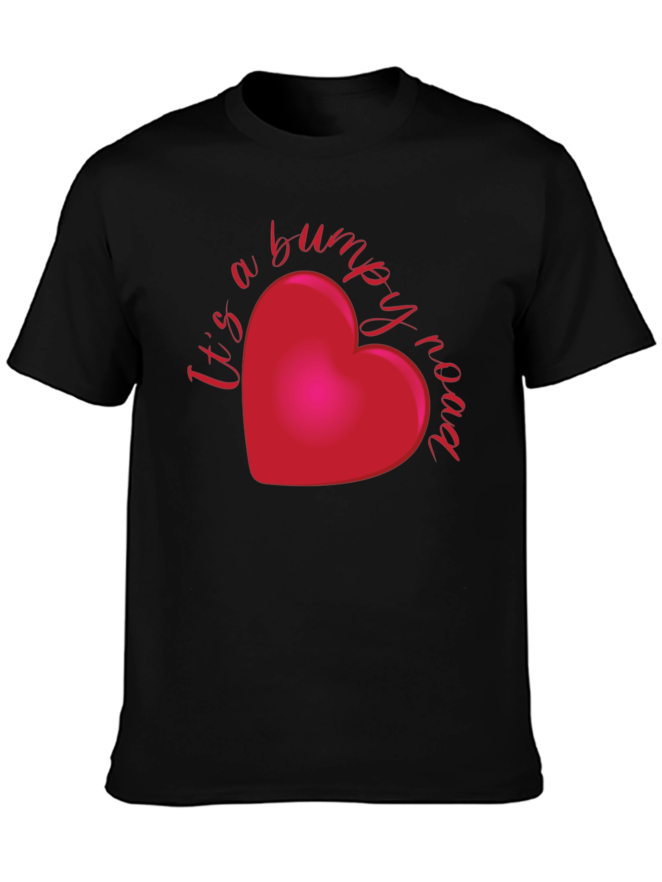 Bumpy Road Heart T-Shirt