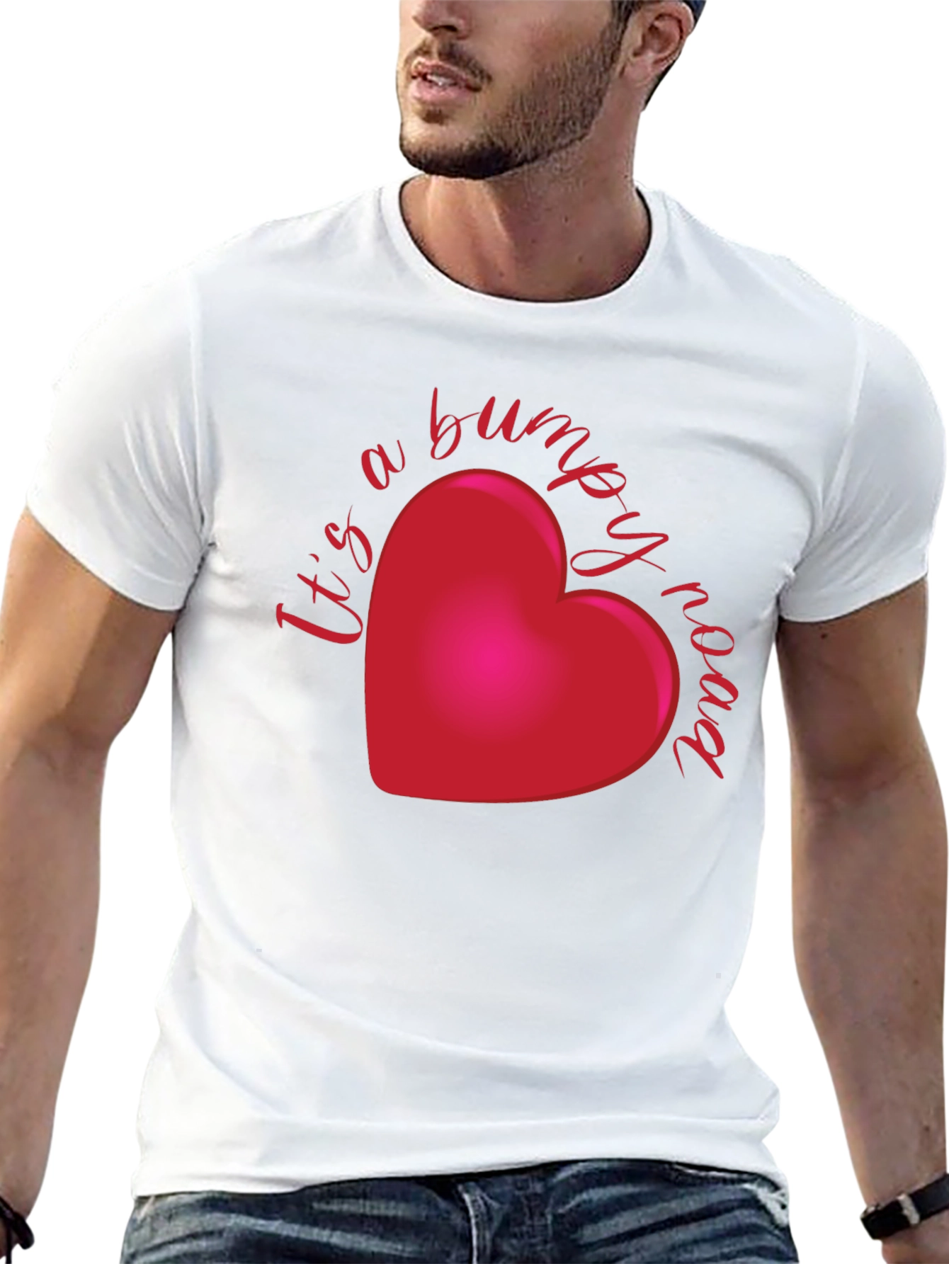 Bumpy Road Heart T-Shirt