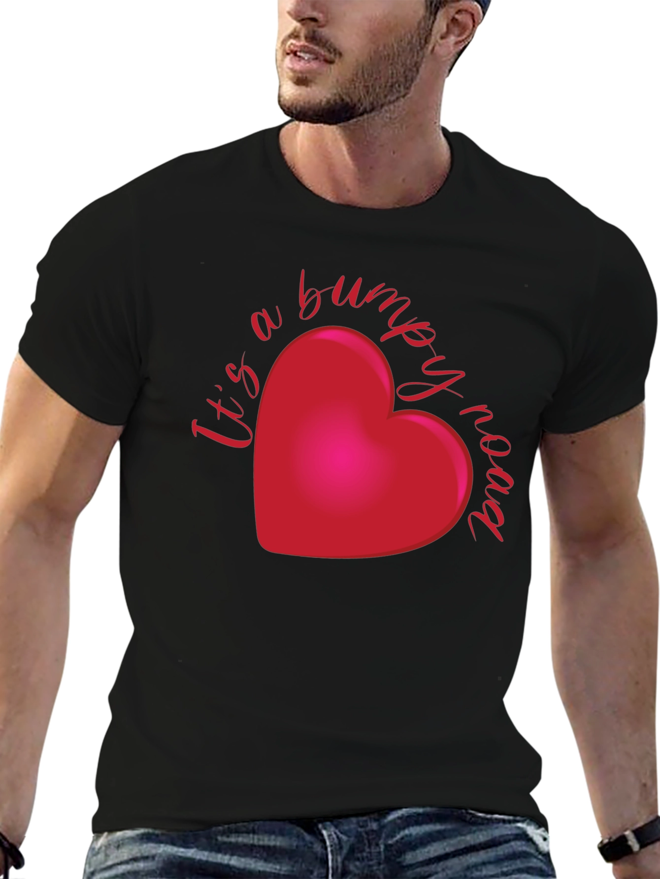Bumpy Road Heart T-Shirt