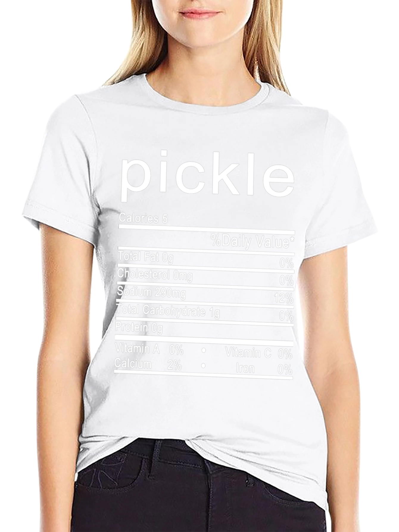 Pickle Nutrition Facts Novelty T-Shirt