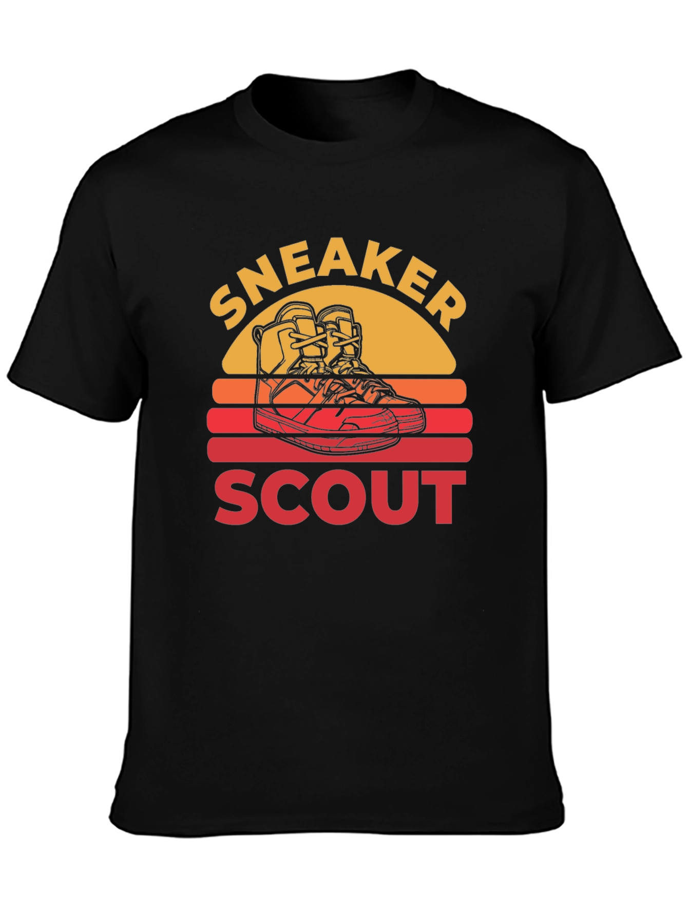 Sneaker Scout Graphic T-Shirt - Retro Design