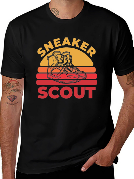 Sneaker Scout Graphic T-Shirt - Retro Design
