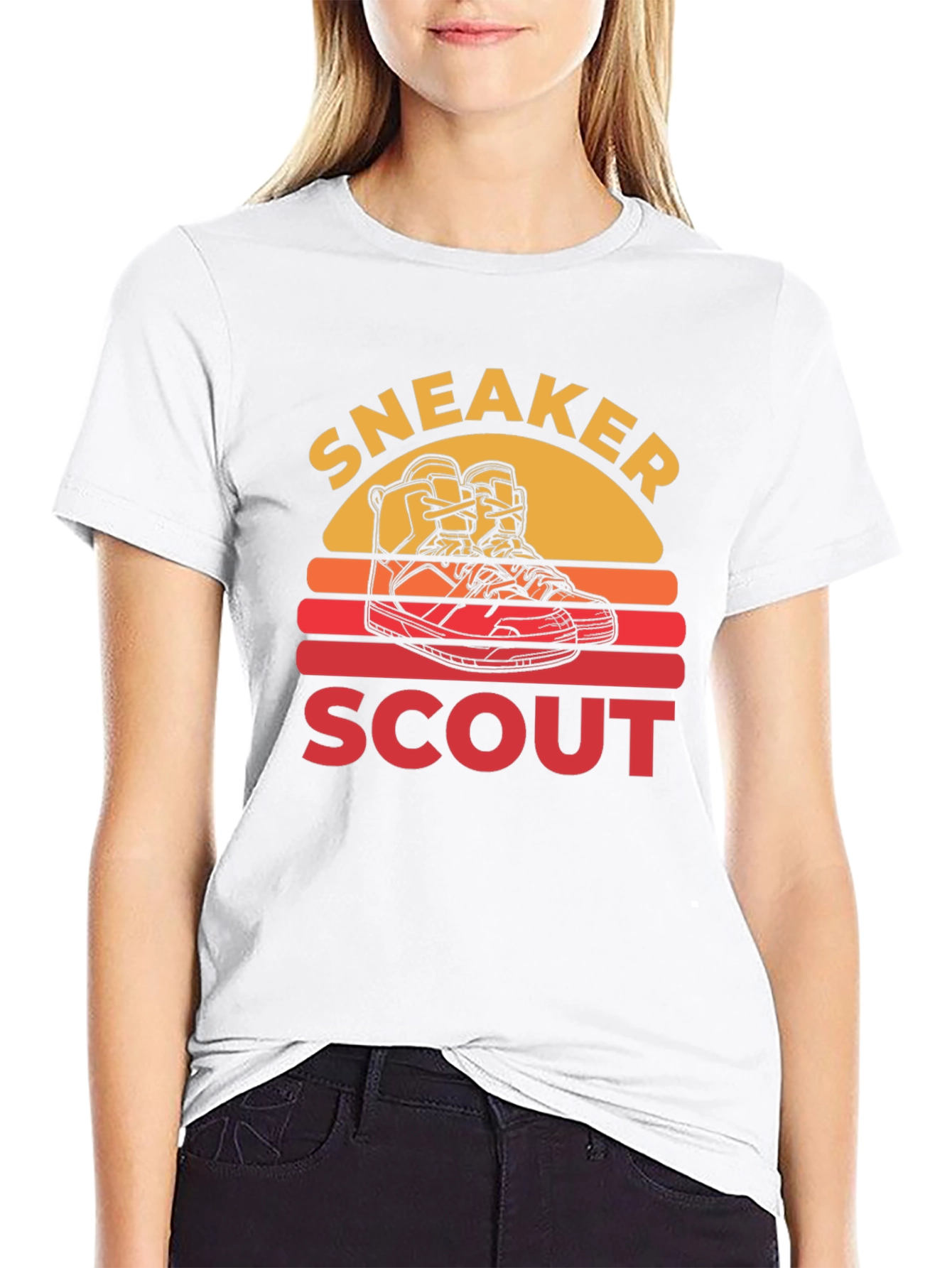 Sneaker Scout Graphic T-Shirt - Retro Design