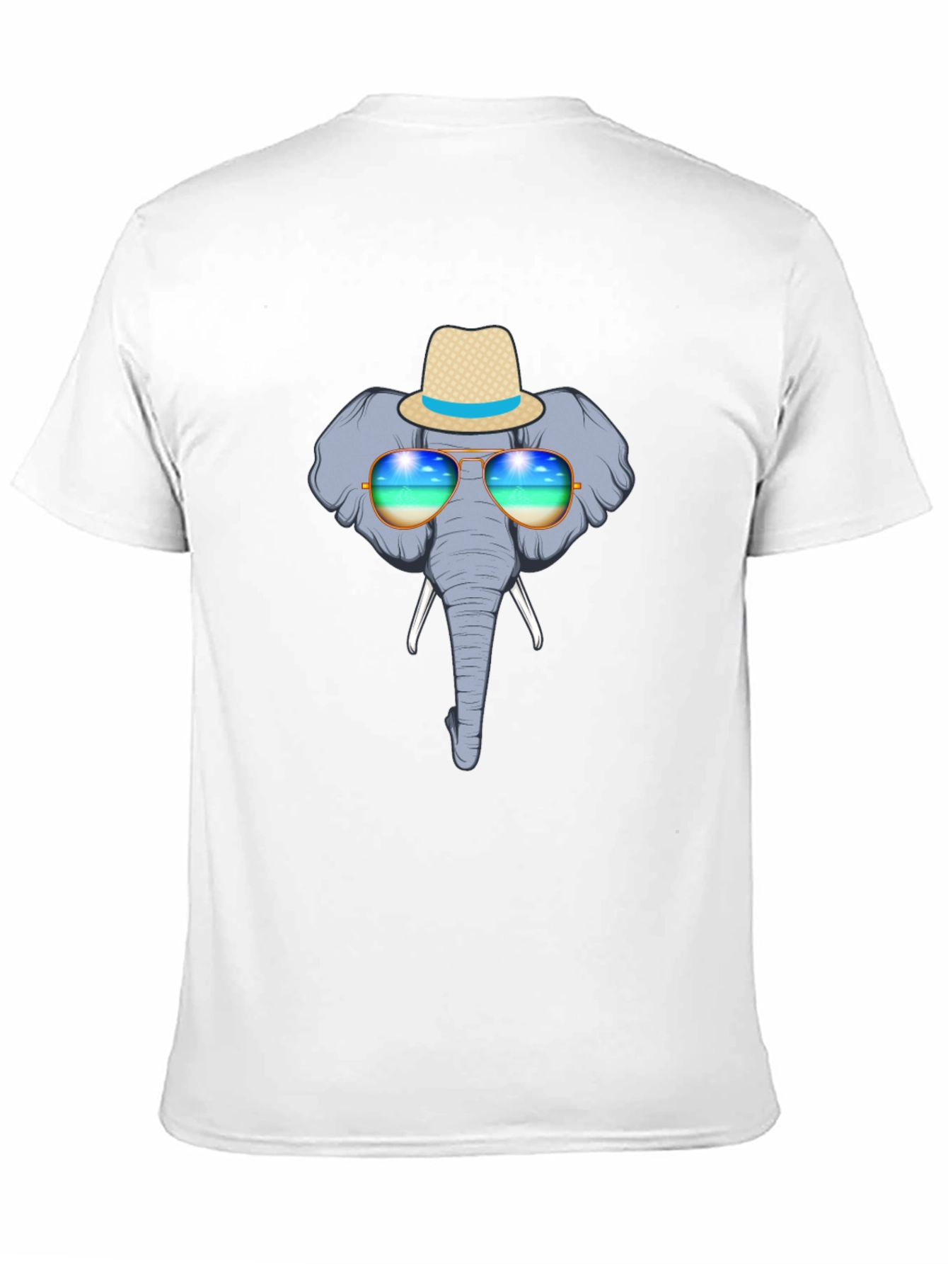 Elephant in Shades Graphic Tee - Black