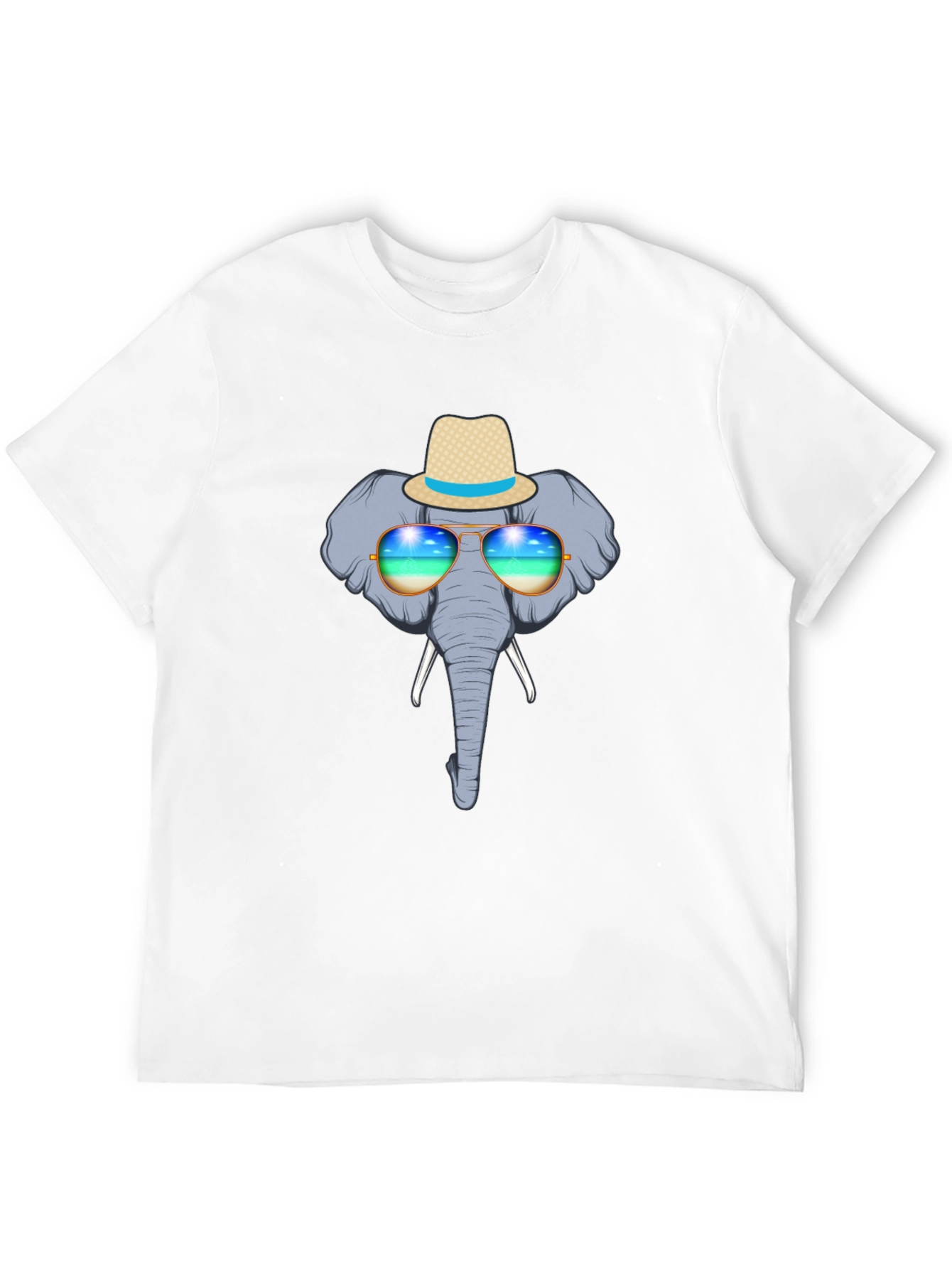 Elephant in Shades Graphic Tee - Black
