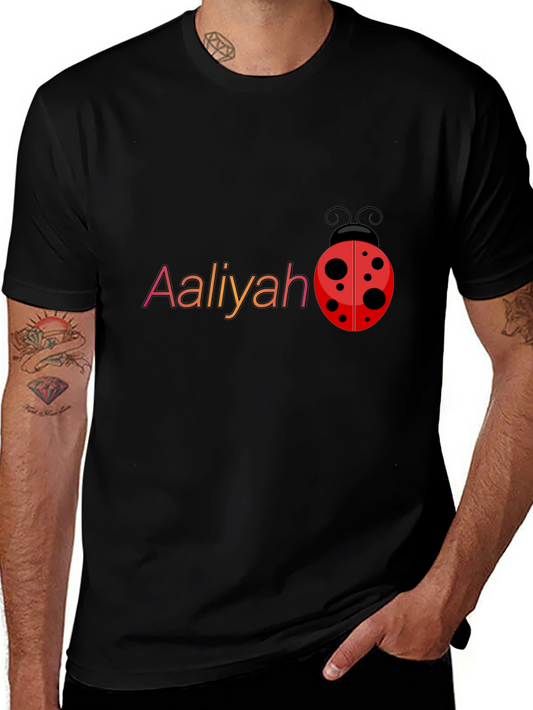 Aaliyah Ladybug Graphic Tee - Trendy & Unique