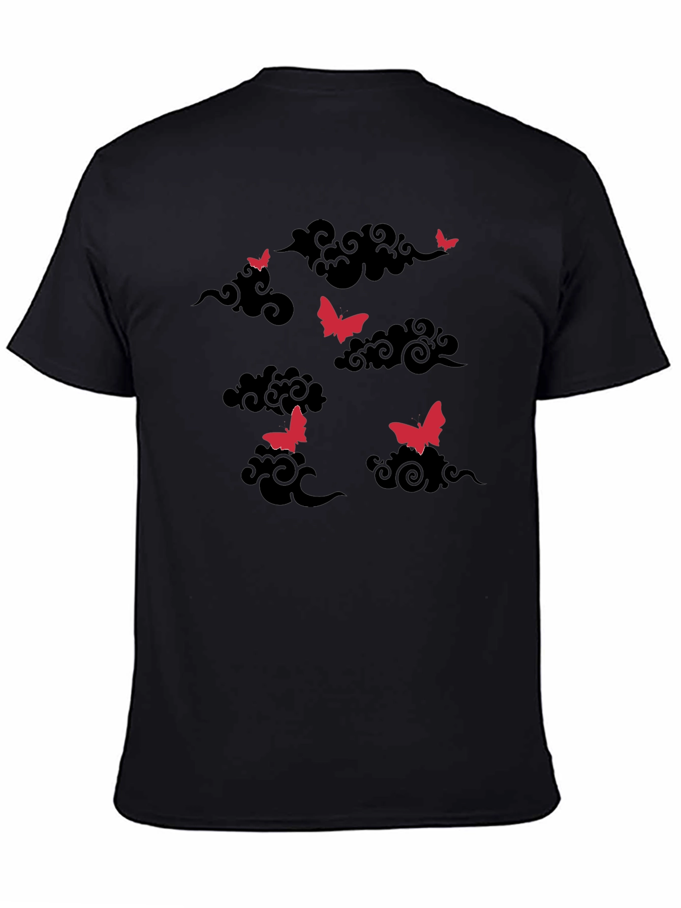 Butterfly Clouds Graphic T-Shirt