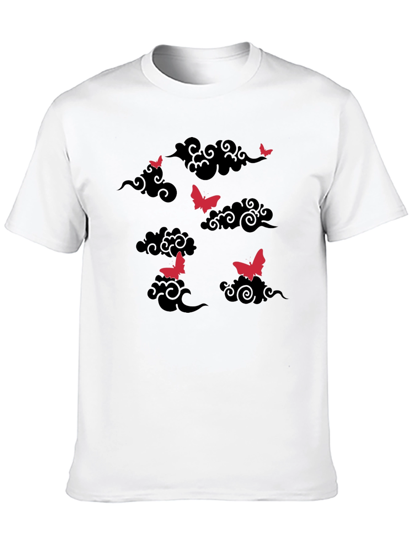 Butterfly Clouds Graphic T-Shirt