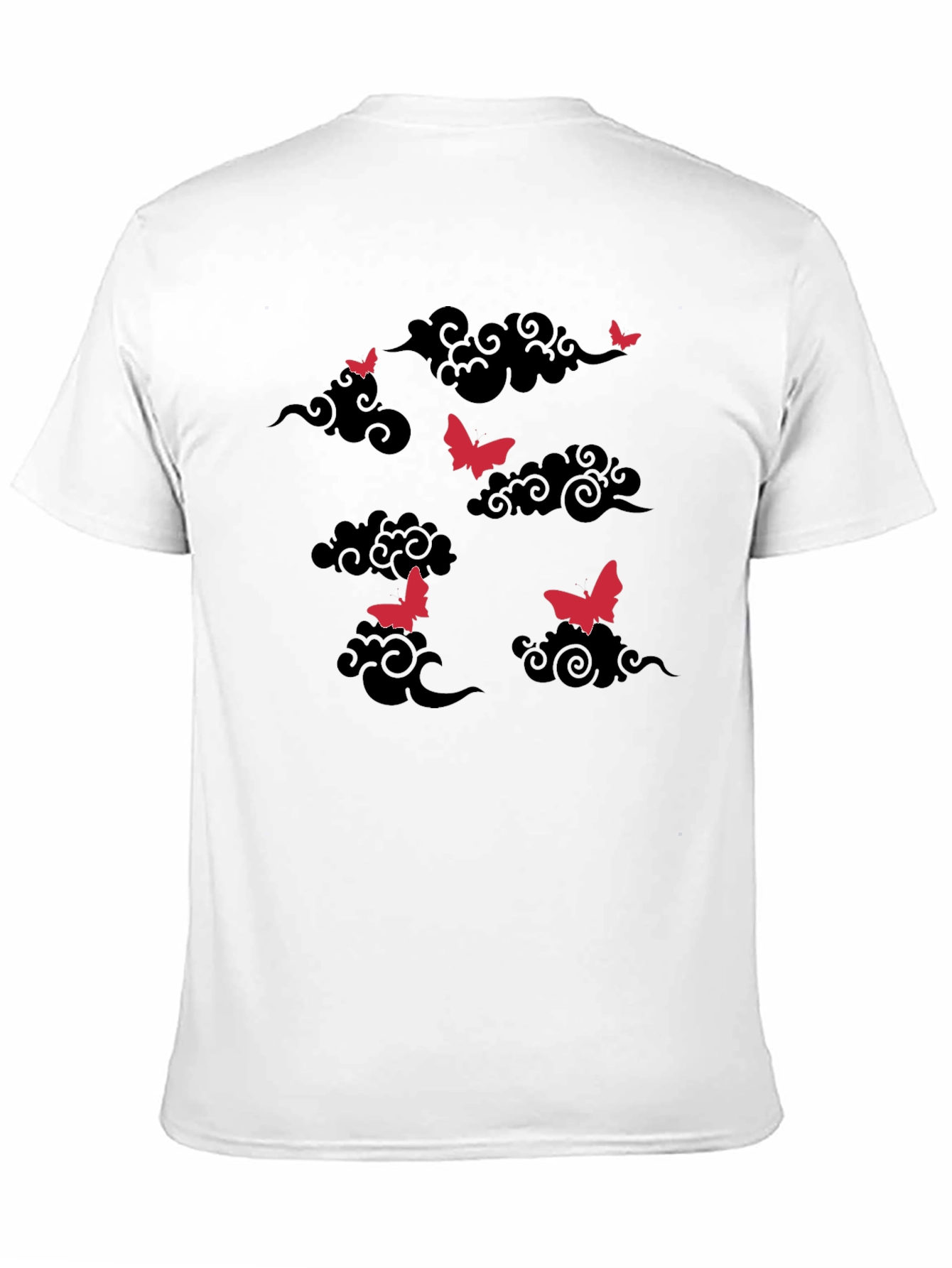Butterfly Clouds Graphic T-Shirt