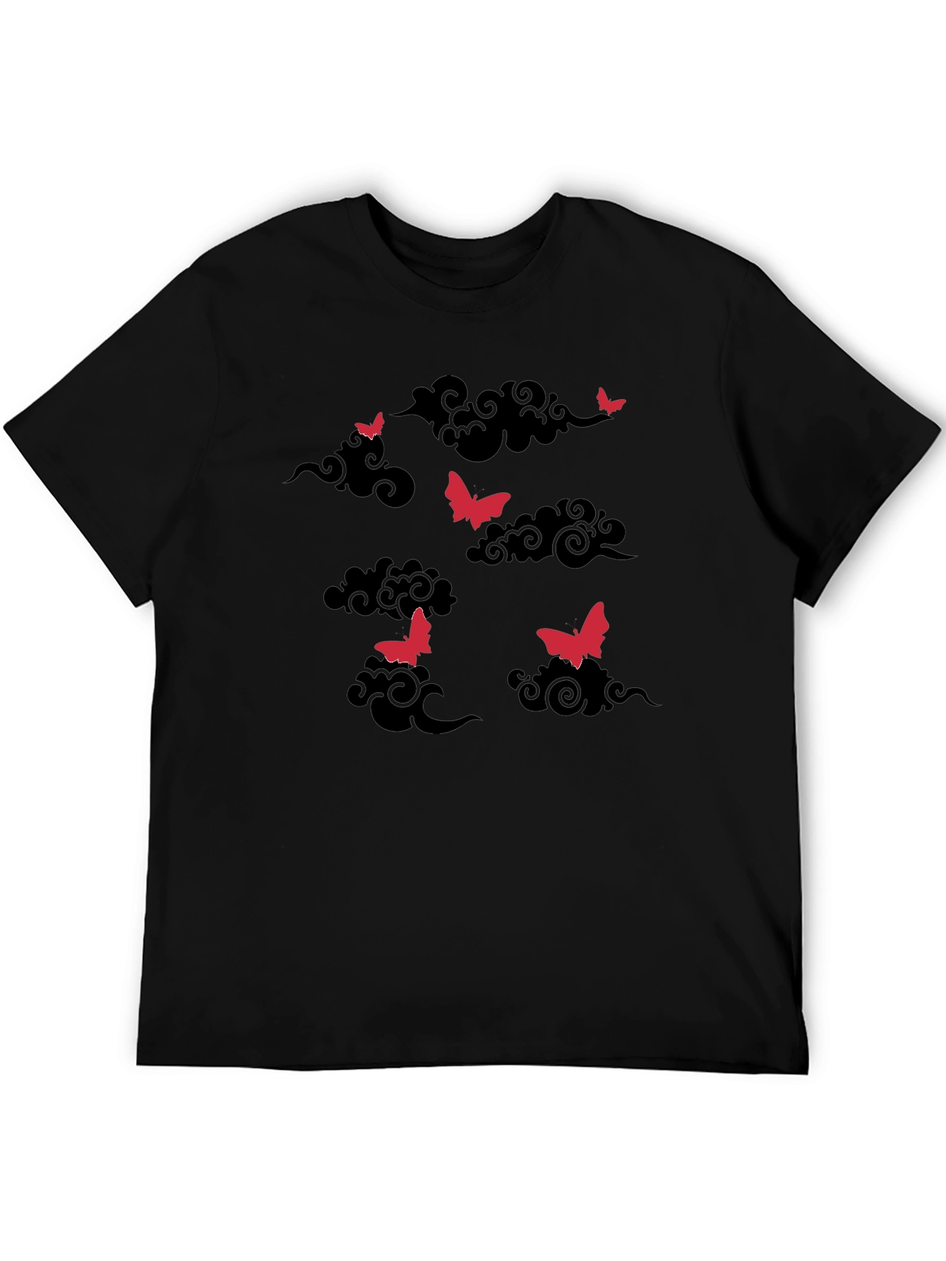 Butterfly Clouds Graphic T-Shirt