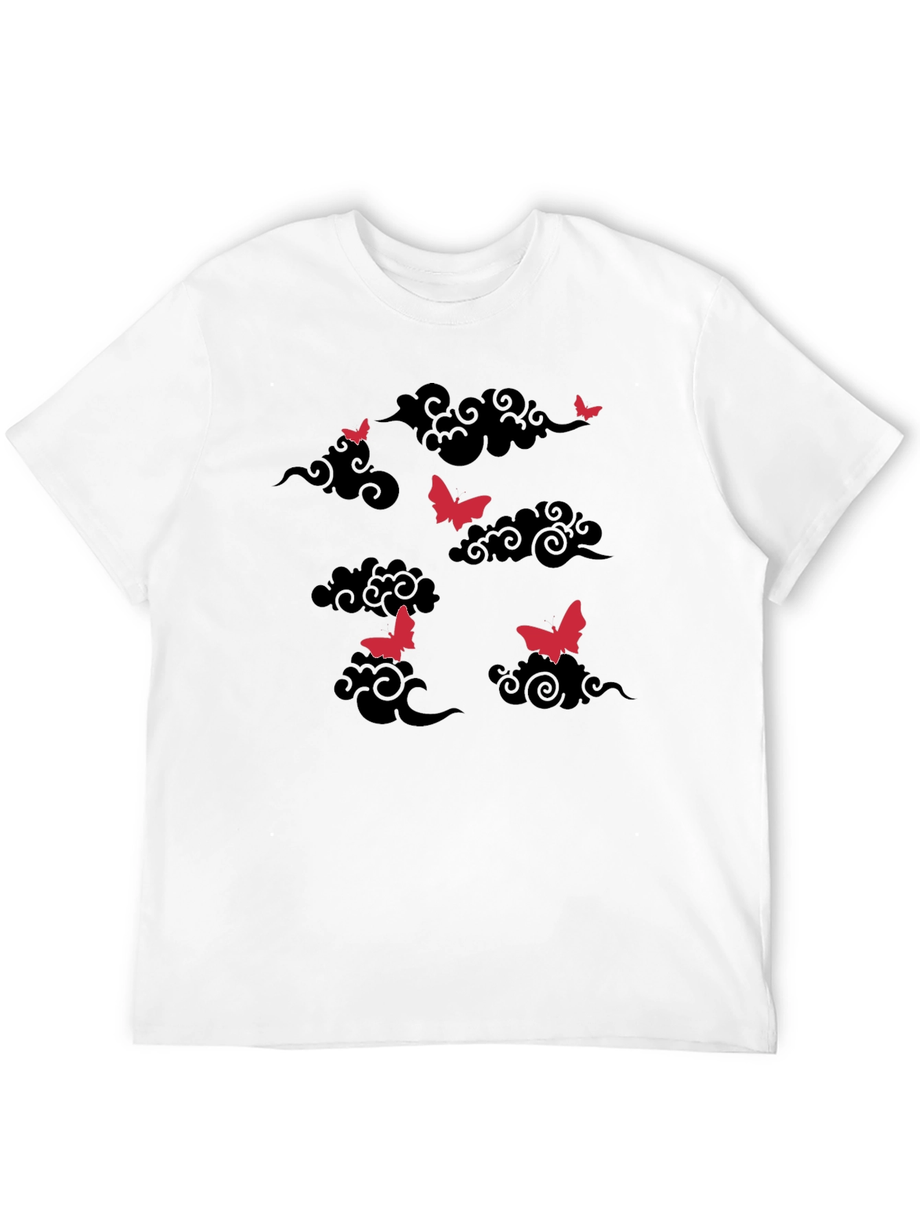 Butterfly Clouds Graphic T-Shirt