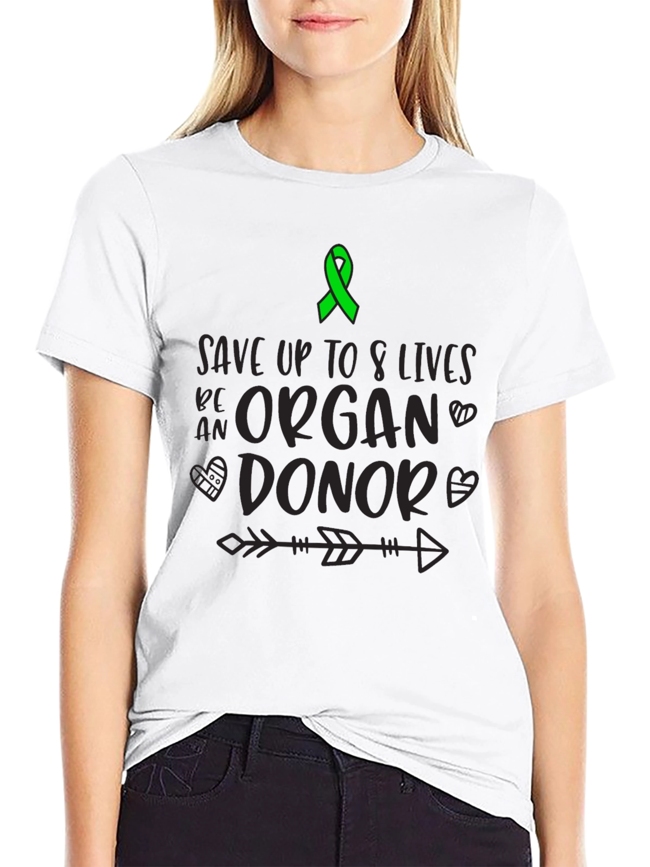Organ Donor Awareness T-Shirt Save 8 Lives
