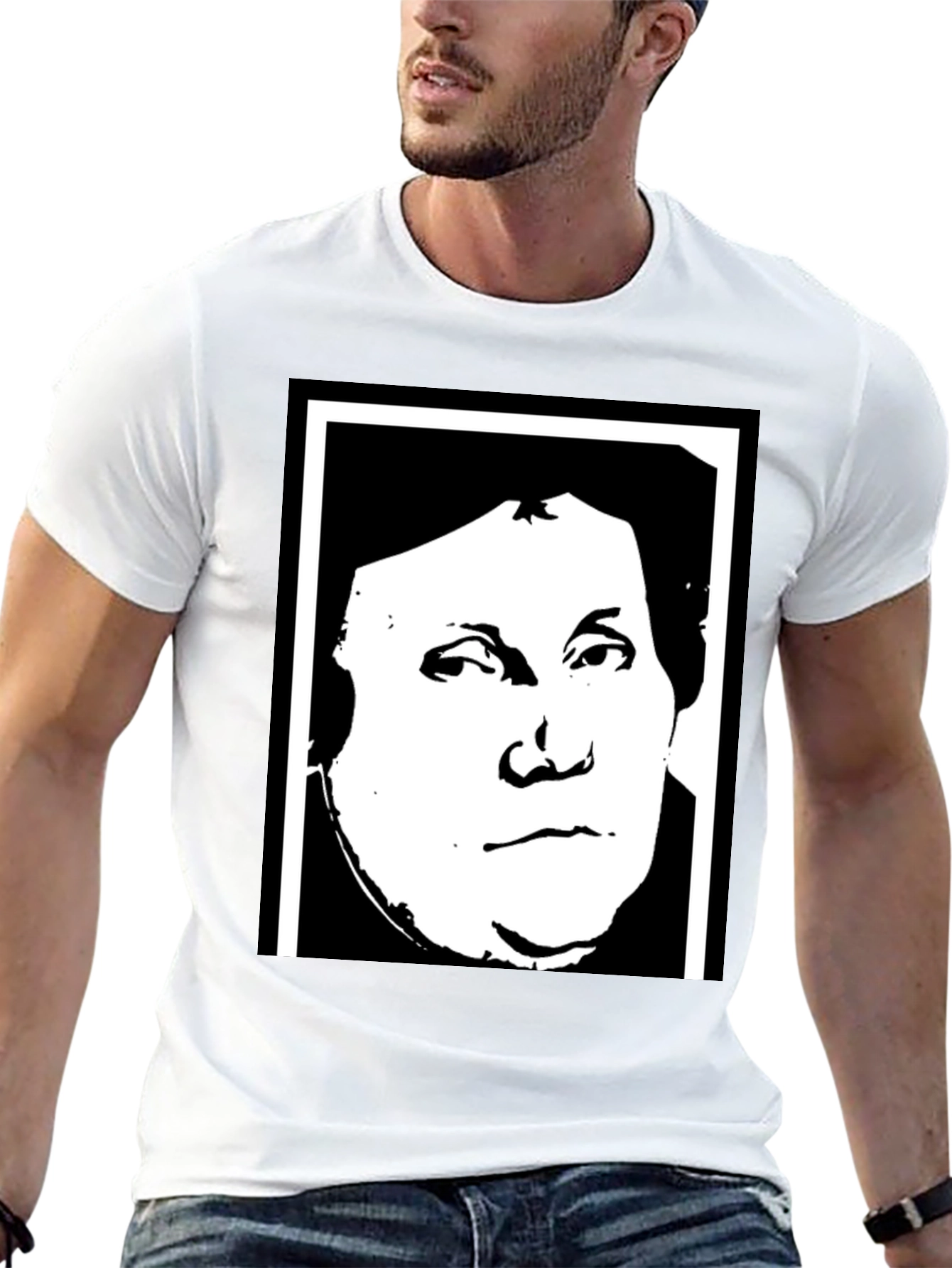 Martin Luther Graphic Tee - Black Unisex T-Shirt