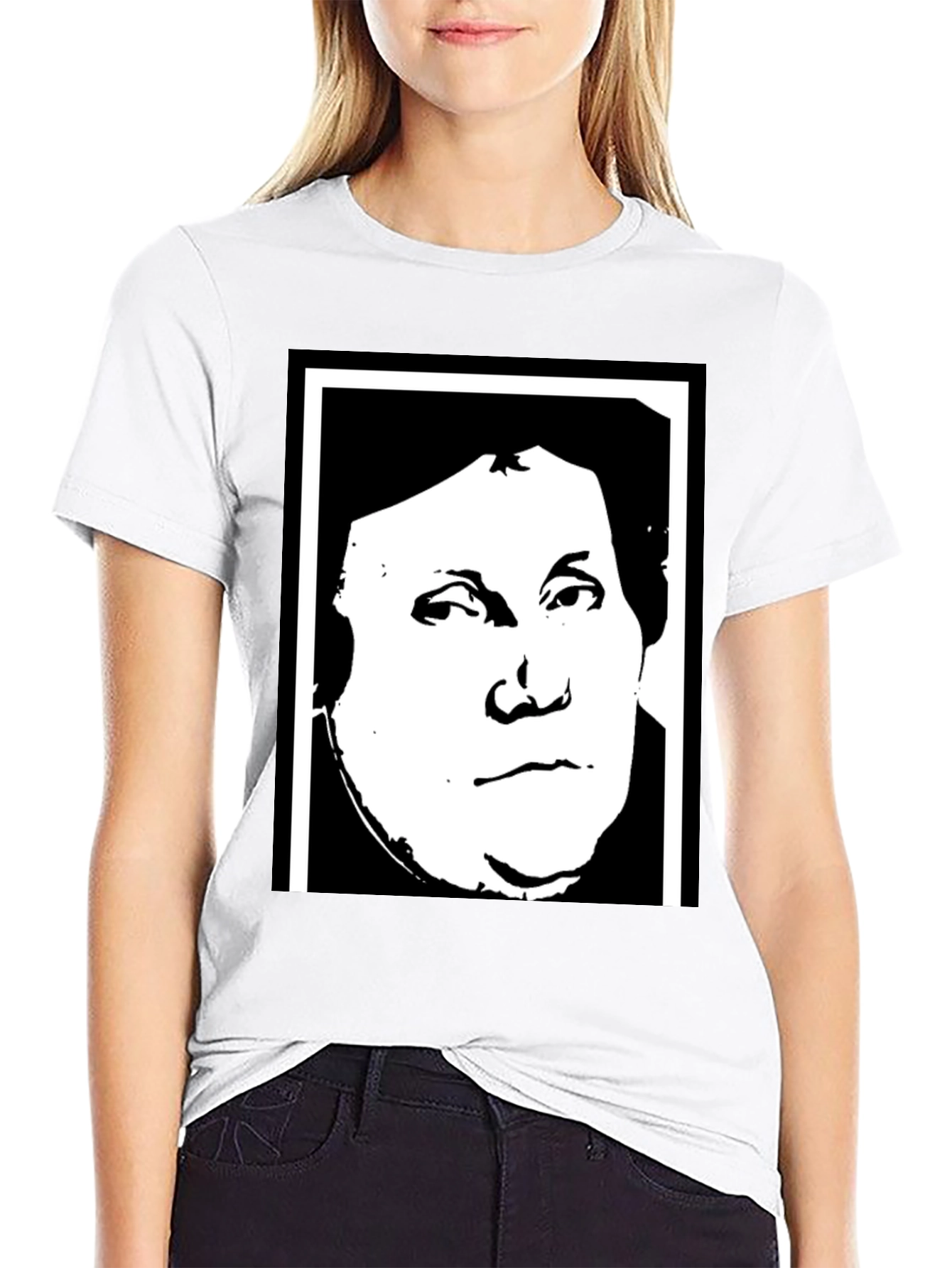 Martin Luther Graphic Tee - Black Unisex T-Shirt