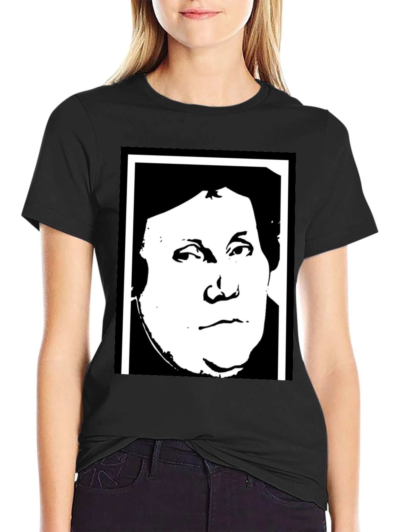Martin Luther Graphic Tee - Black Unisex T-Shirt