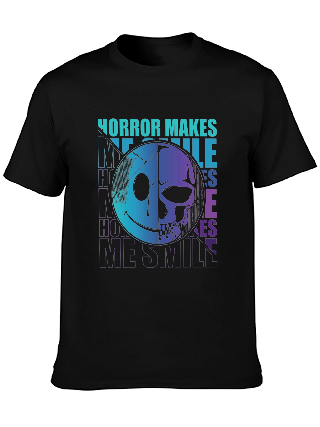 Horror Makes Me Smile Graphic Tee