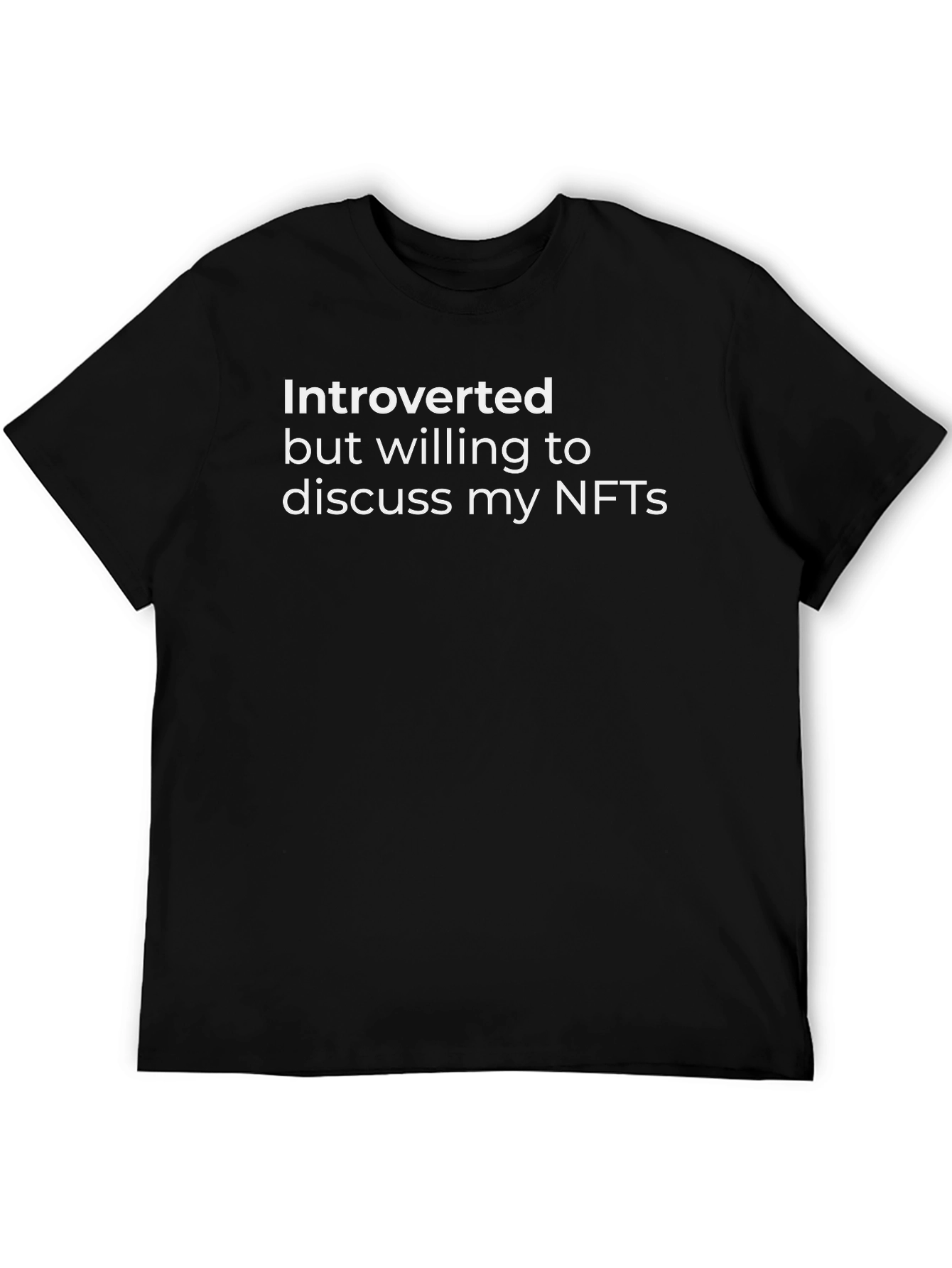 Introverted NFT Enthusiast T-Shirt