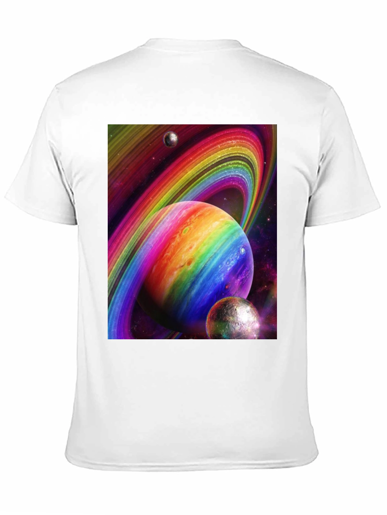 Rainbow Space Planets T-Shirt