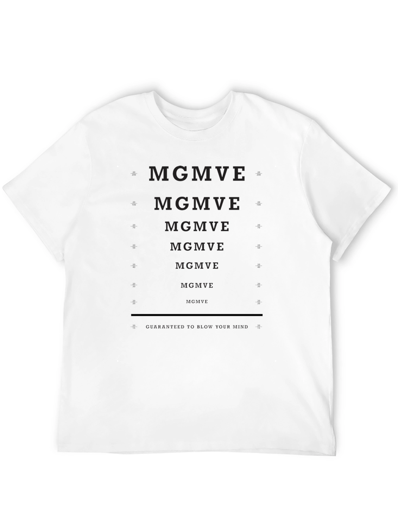 MGMT Eye Chart Black T-Shirt