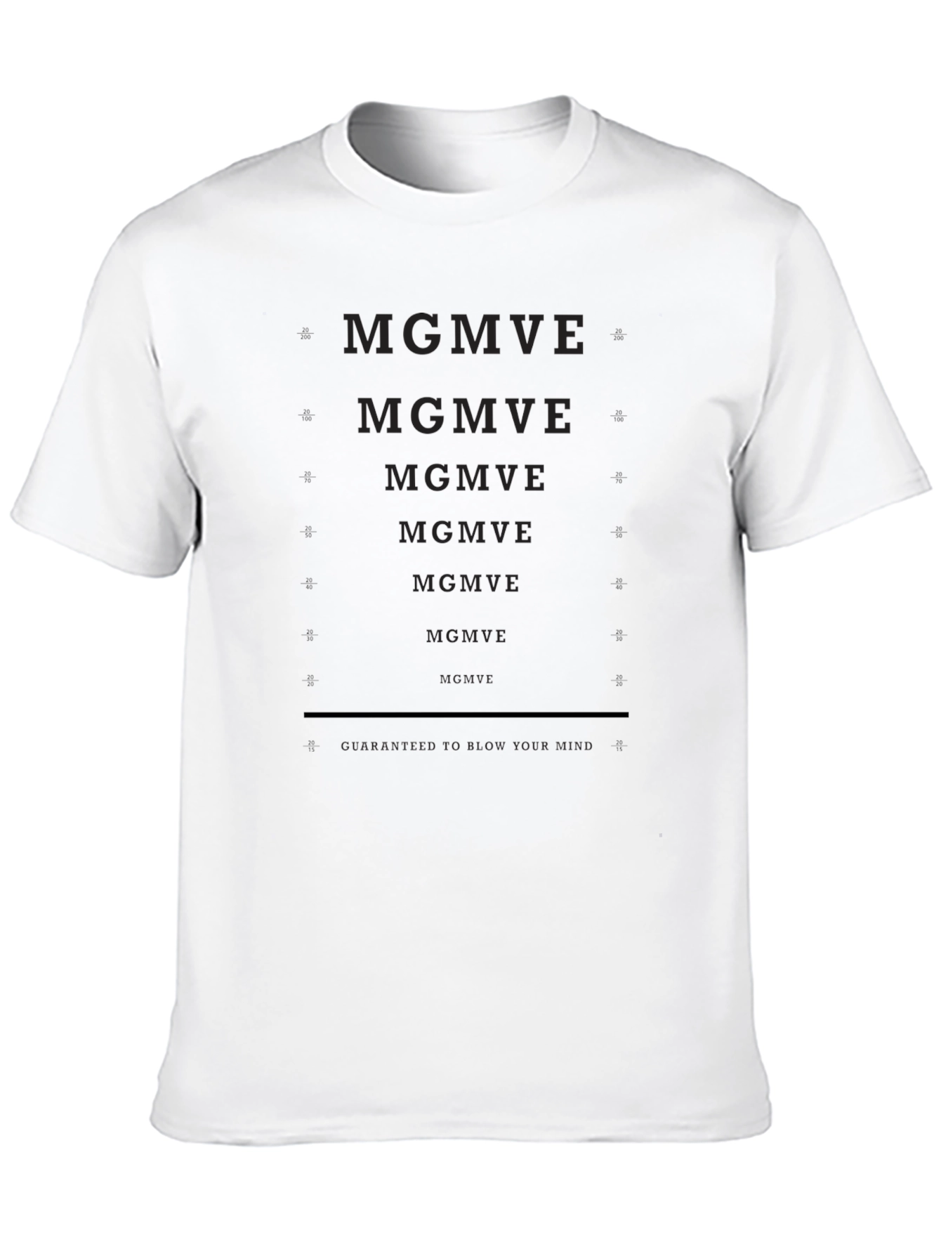 MGMT Eye Chart Black T-Shirt