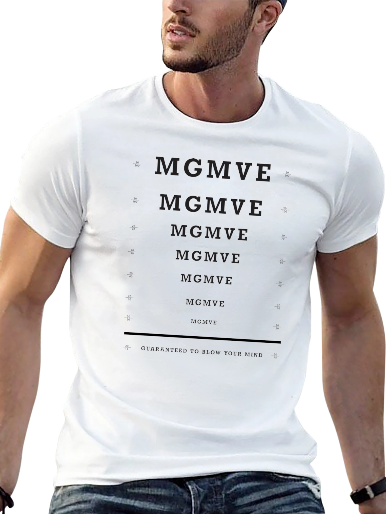 MGMT Eye Chart Black T-Shirt