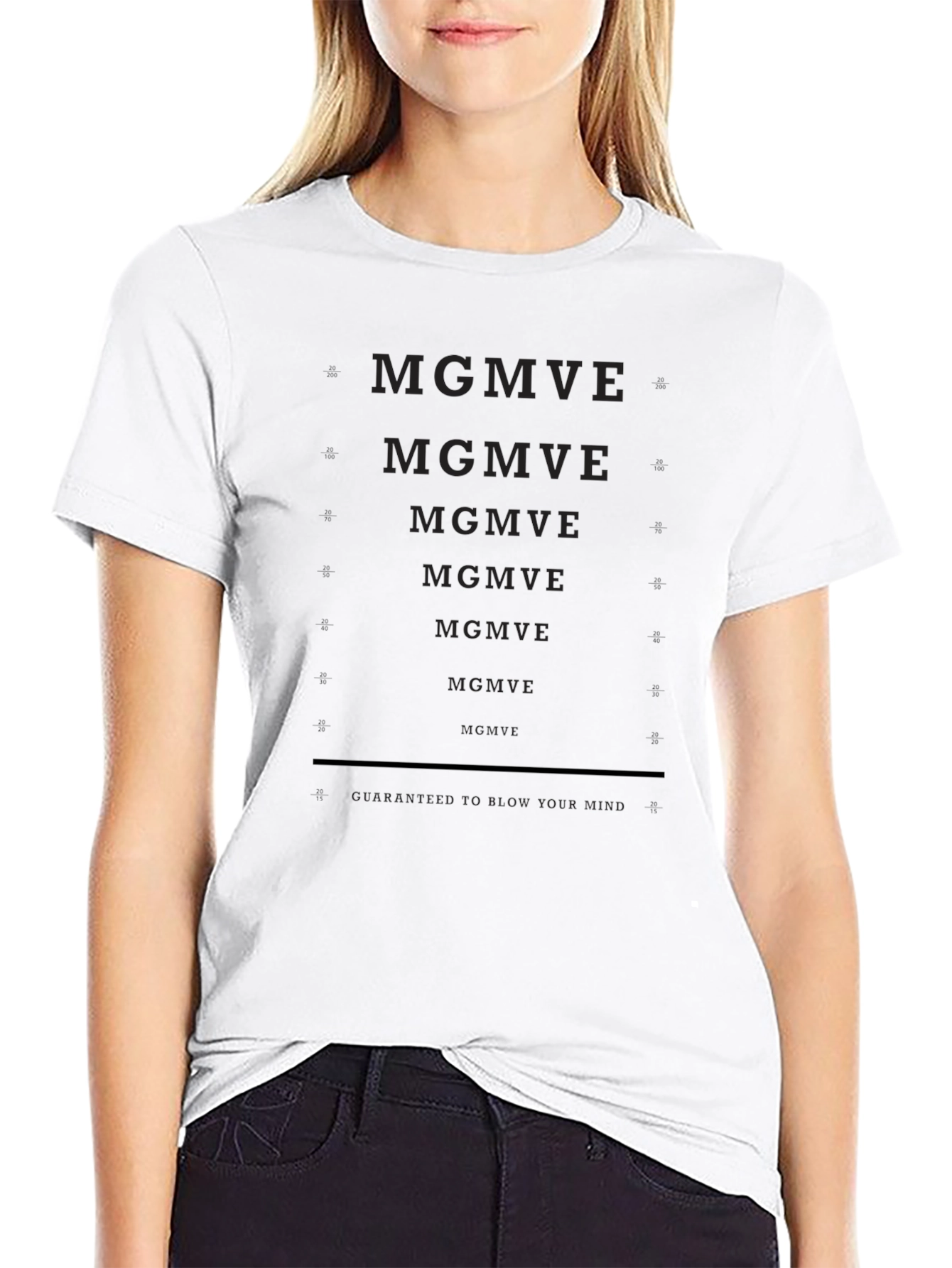 MGMT Eye Chart Black T-Shirt