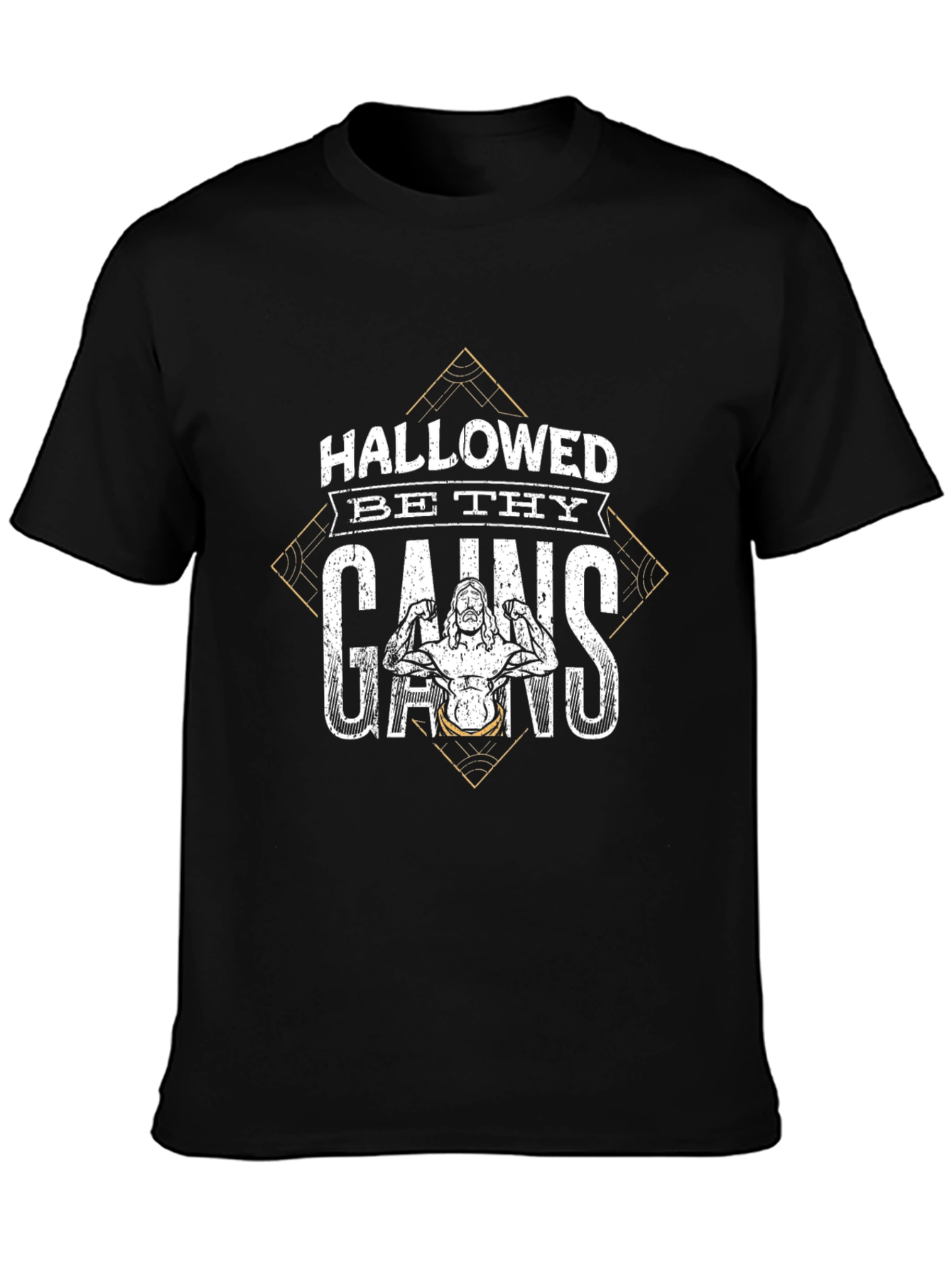 Hallowed Be Thy Gains Black T-Shirt