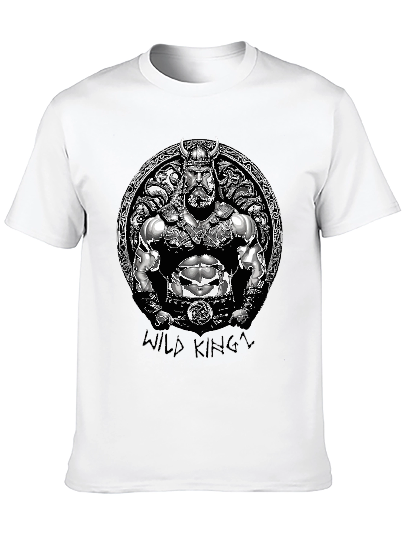 Wild King Viking Graphic T-Shirt