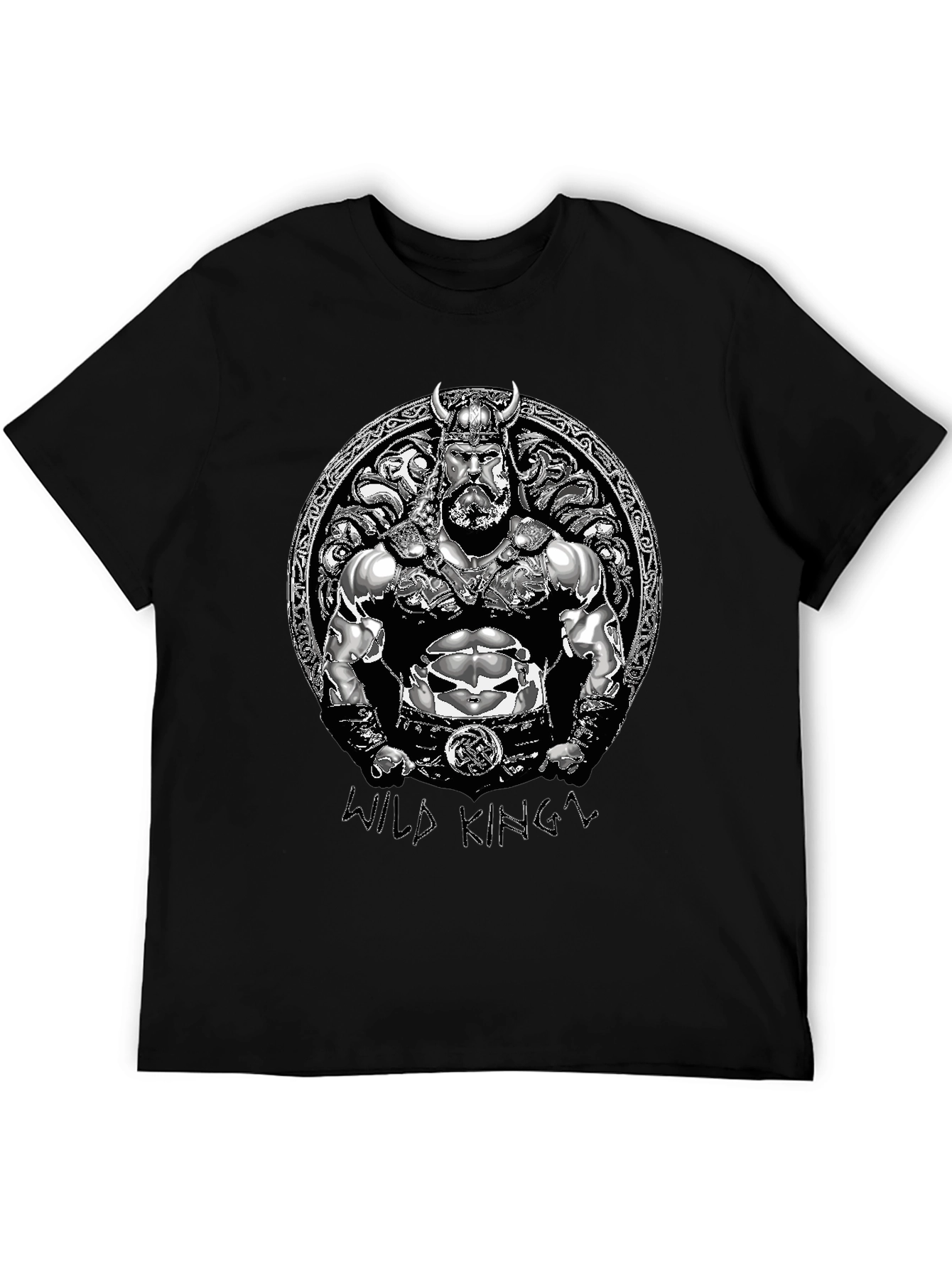 Wild King Viking Graphic T-Shirt