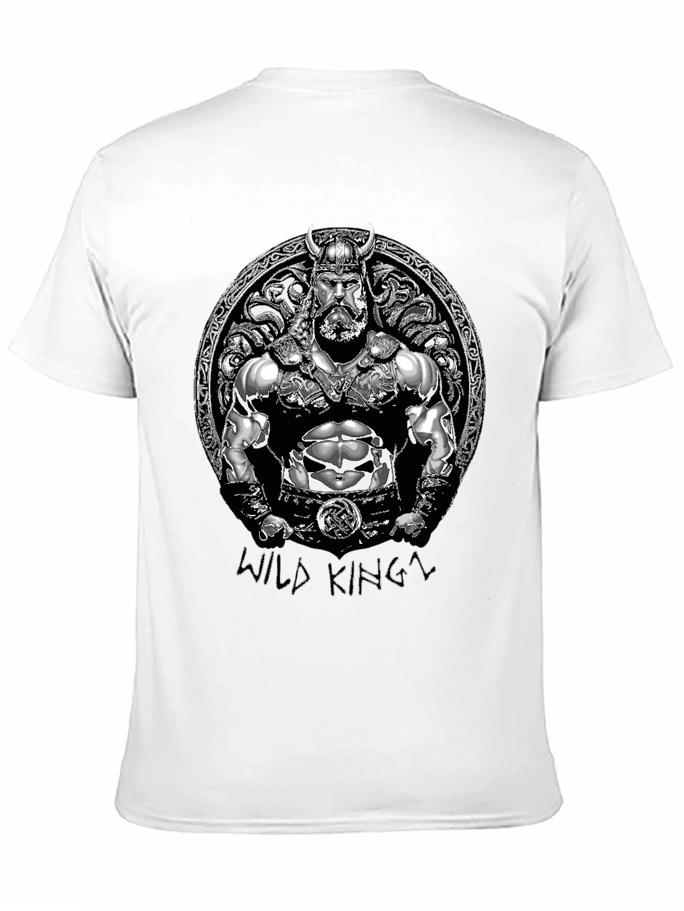Wild King Viking Graphic T-Shirt