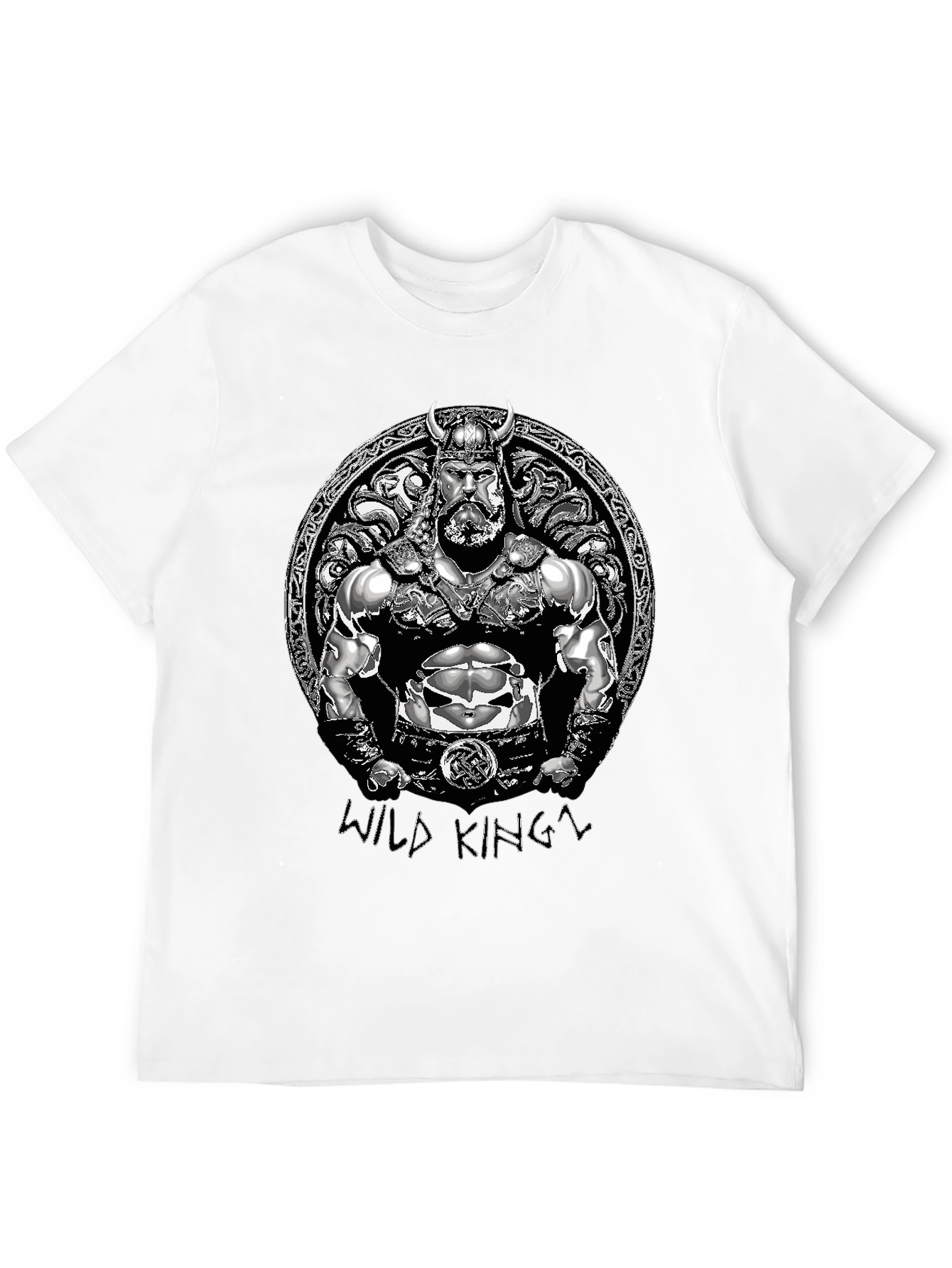 Wild King Viking Graphic T-Shirt