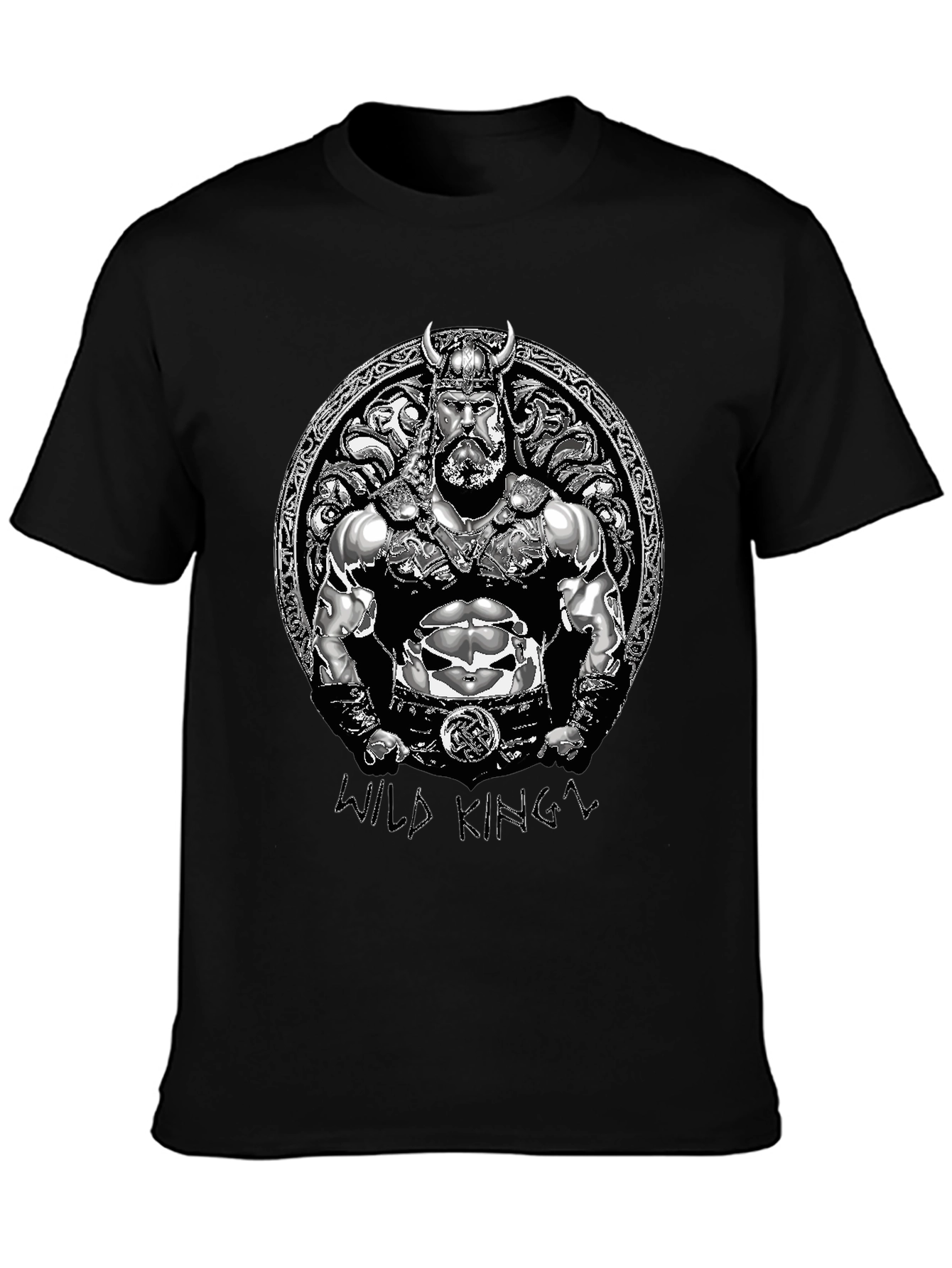 Wild King Viking Graphic T-Shirt