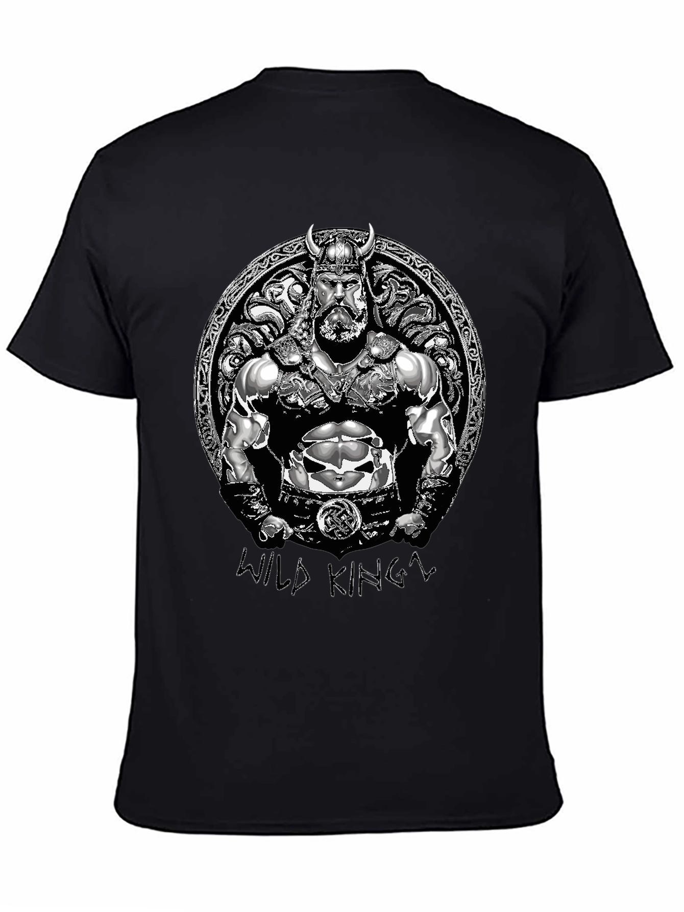 Wild King Viking Graphic T-Shirt