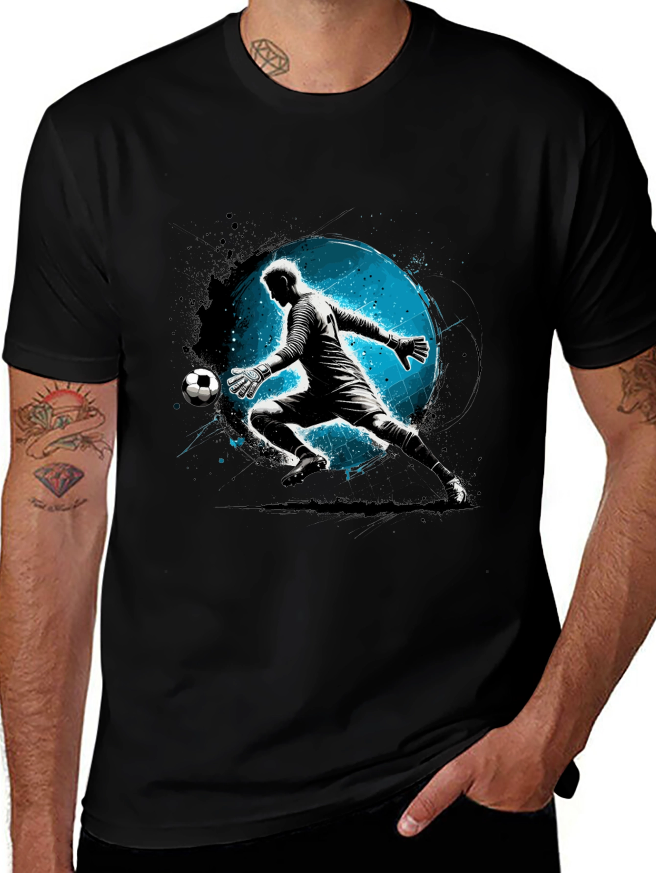 Goalkeeper Graphic T-Shirt - Soccer Fan Apparel