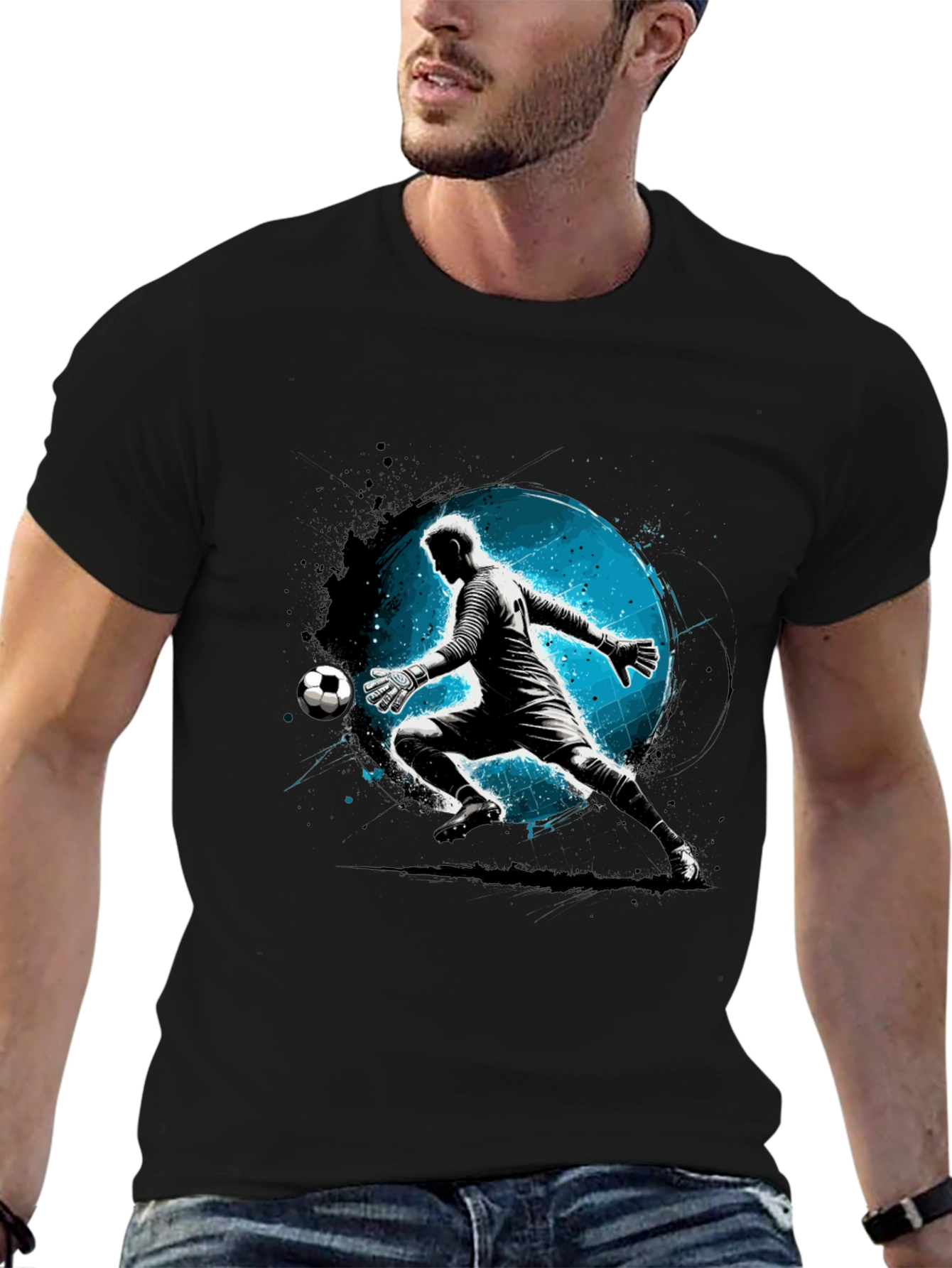 Goalkeeper Graphic T-Shirt - Soccer Fan Apparel