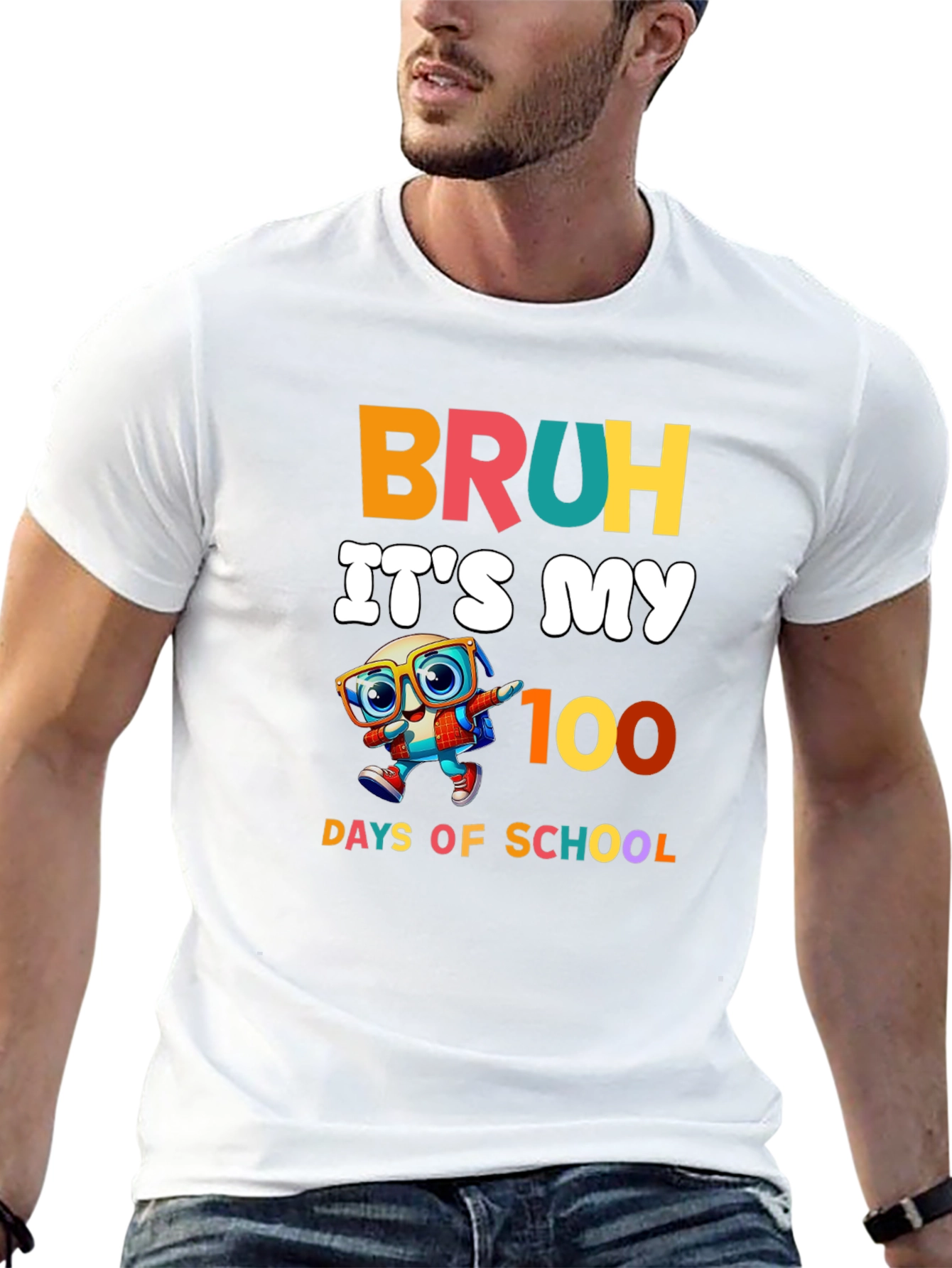 Bruh Its My 100 Days of School T-Shirt